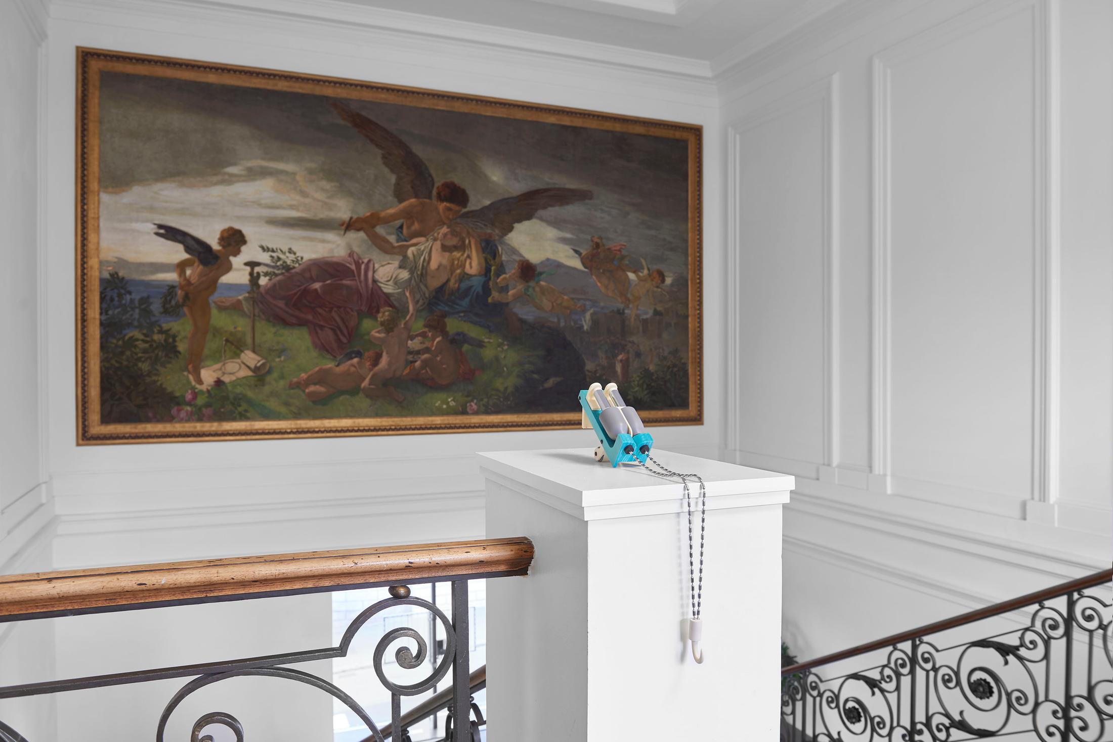 Exhibition View Camille Blatrix Soloshow «Standby Mice Station» at Kunsthalle Basel, Basel, 2020 / Photo: Philipp Hänger / Courtesy: the artist; Galerie Balice Hertling, Paris, and Andrew Kreps Gallery, New York