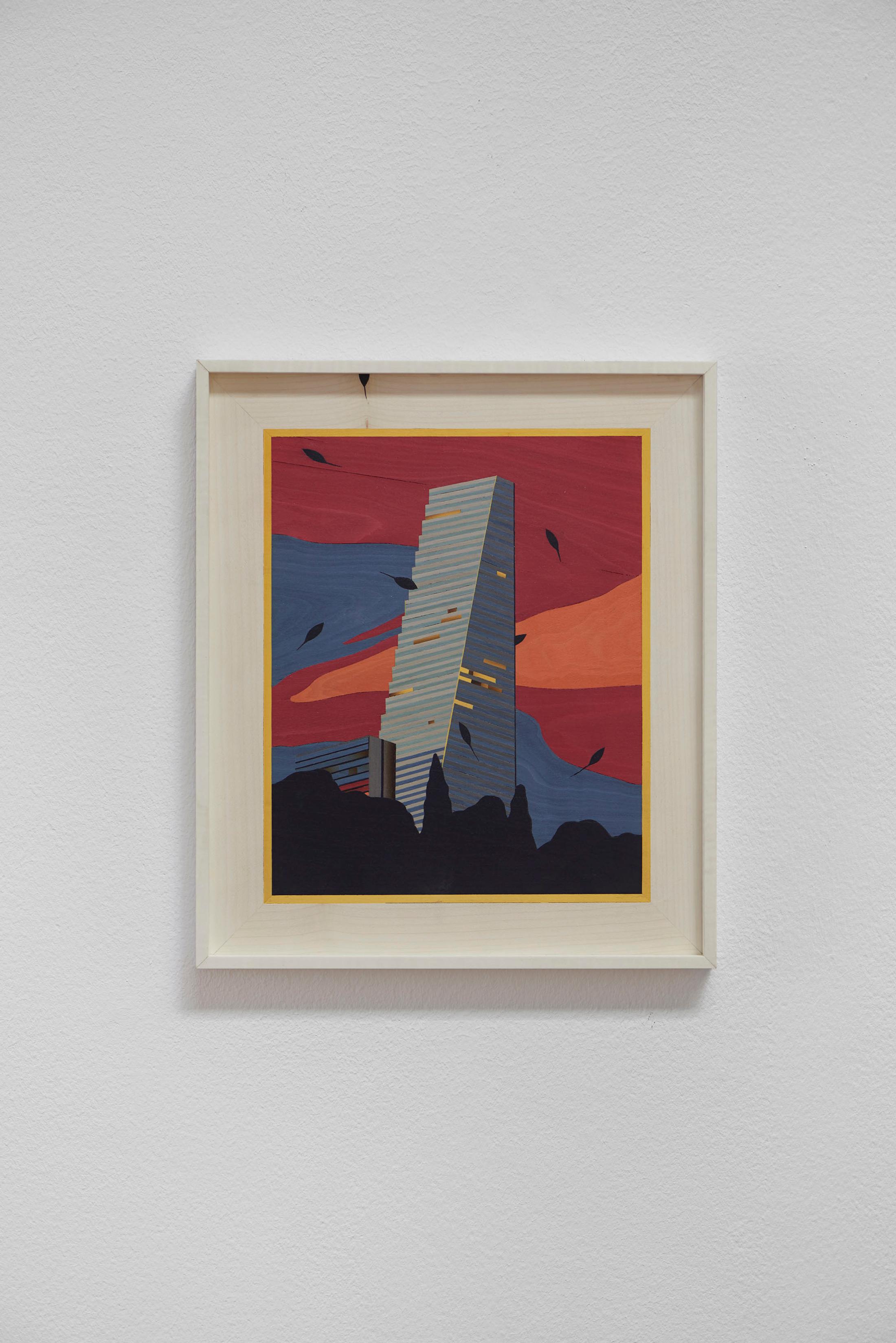 Exhibition View Camille Blatrix Soloshow «Standby Mice Station; view on Roche Tower (Spring), 2020» at Kunsthalle Basel, Basel, 2020 / Photo: Philipp Hänger / Courtesy: the artist; Galerie Balice Hertling, Paris, and Andrew Kreps Gallery, New York