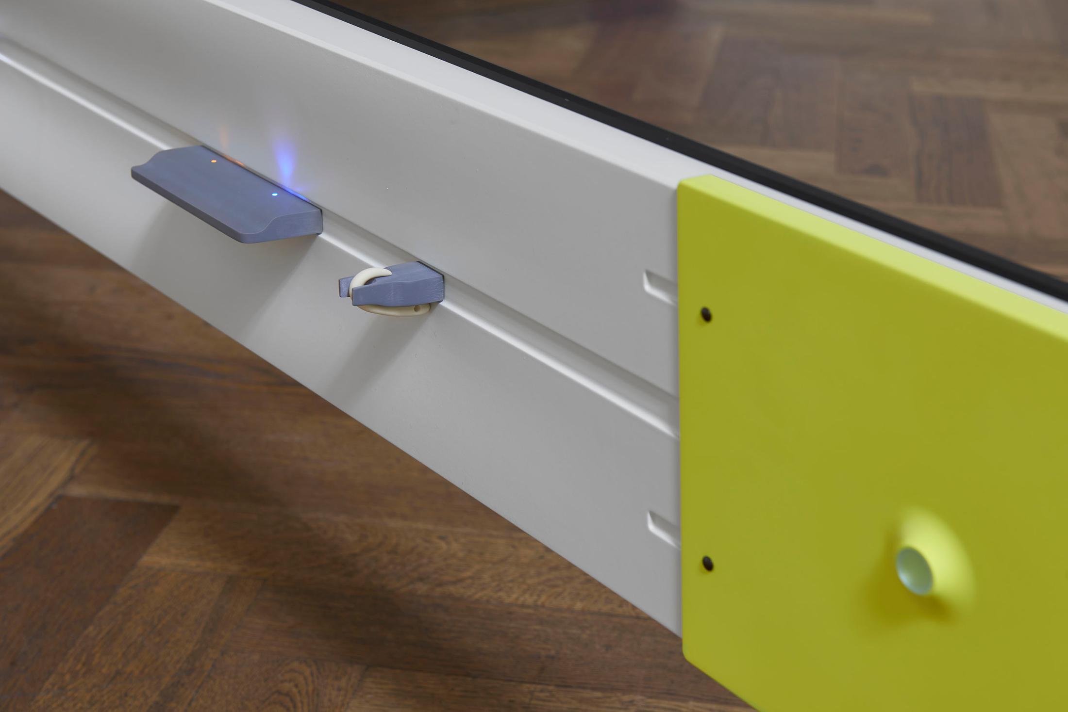 Exhibition View Camille Blatrix Soloshow «Standby Mice Station; view on Standby Mice Station (Winter), 2020 (detail)» at Kunsthalle Basel, Basel, 2020 / Photo: Philipp Hänger / Courtesy: the artist; Galerie Balice Hertling, Paris, and Andrew Kreps Gallery, New York