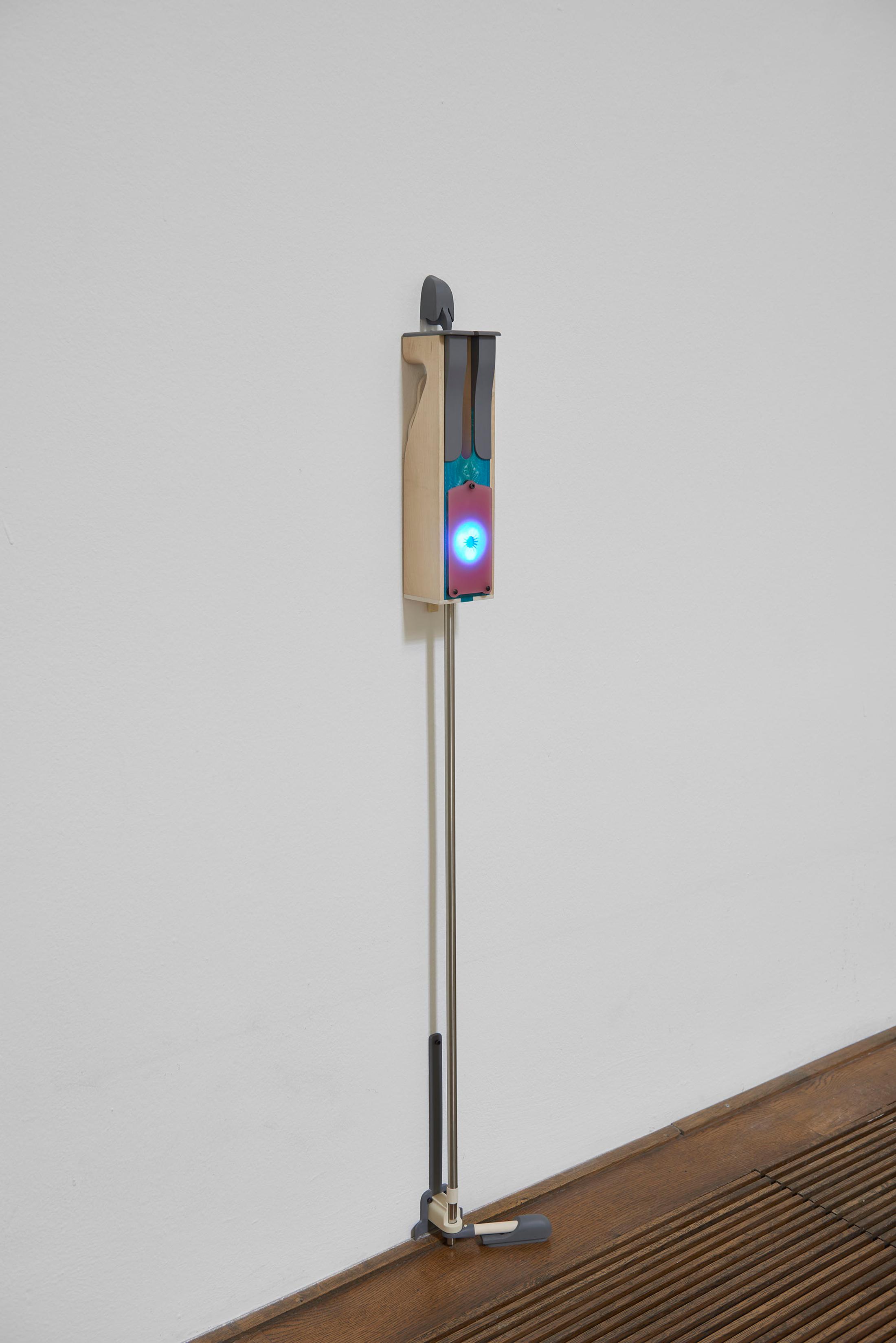 Exhibition View Camille Blatrix Soloshow «Standby Mice Station; view on Mouse, 2020» at Kunsthalle Basel, Basel, 2020 / Photo: Philipp Hänger / Courtesy: the artist; Galerie Balice Hertling, Paris, and Andrew Kreps Gallery, New York
