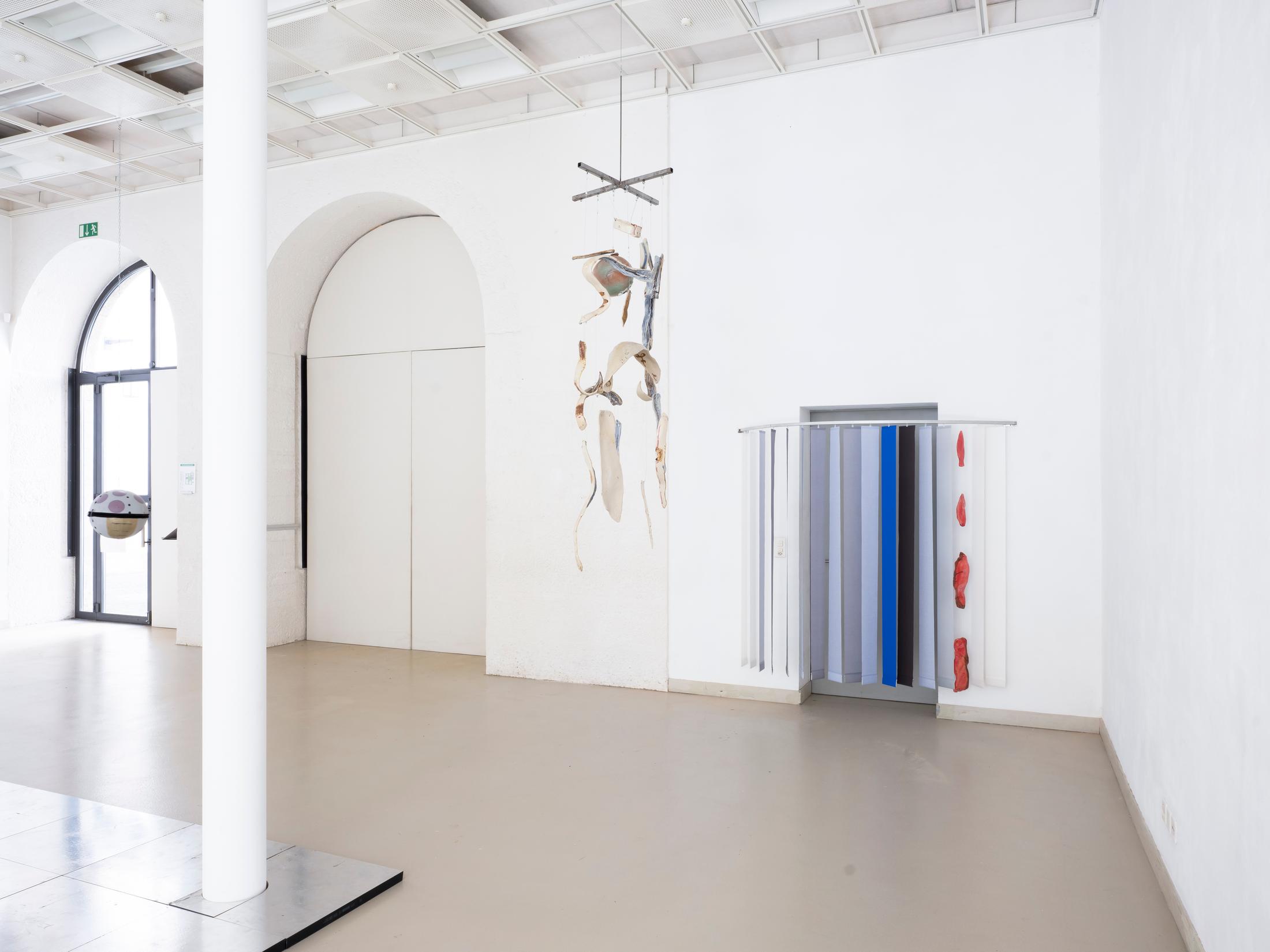 Exhibition View Camille Dumond Solo Show «Parallel Quarry (II)» at EAC Les Halles, Porrentruy, 2022 / Photo: Sebastian Verdon / Courtesy: the artist and EAC Les Halles