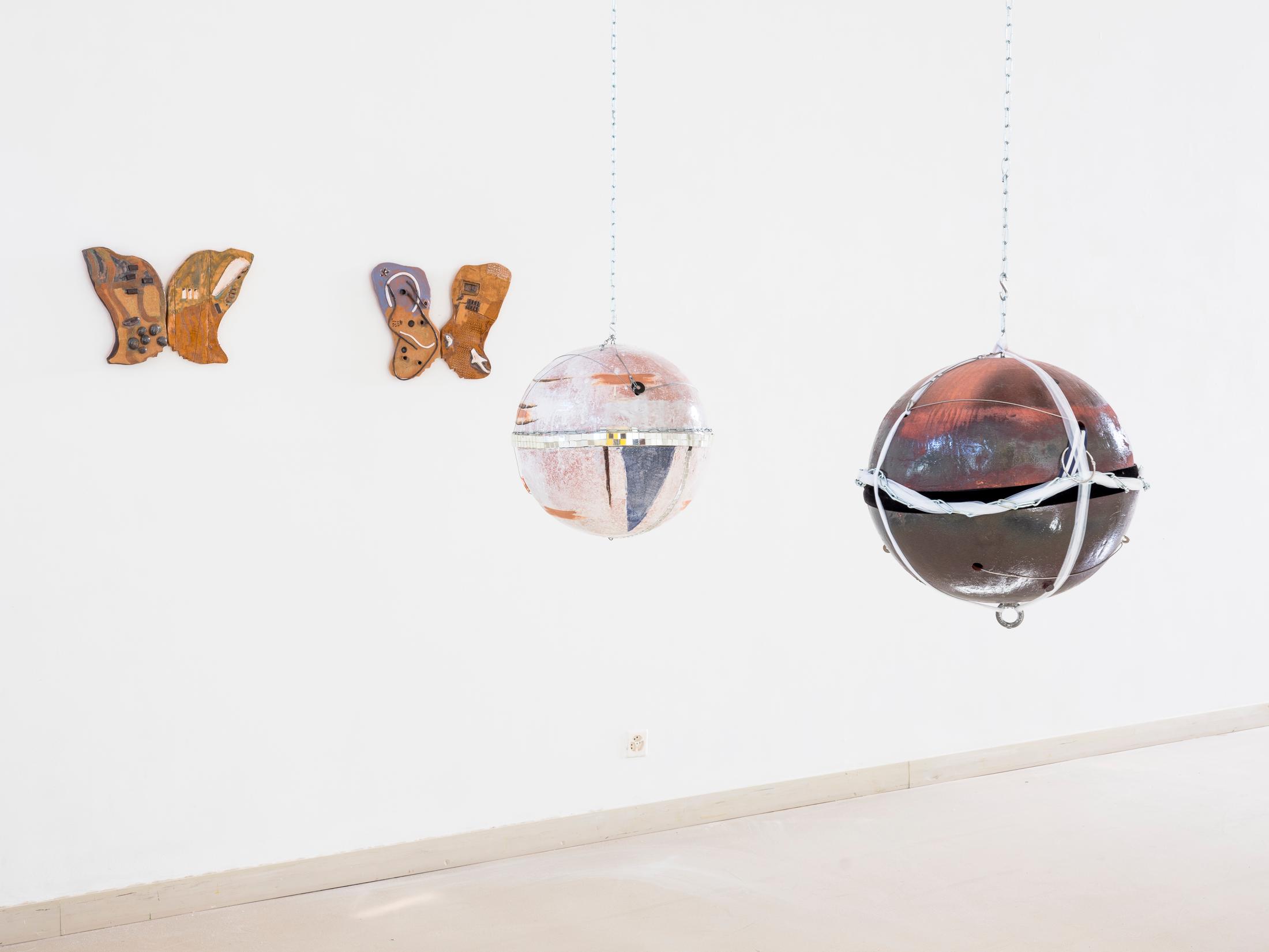 Exhibition View Camille Dumond Solo Show «Parallel Quarry (II)» at EAC Les Halles, Porrentruy, 2022 / Photo: Sebastian Verdon / Courtesy: the artist and EAC Les Halles