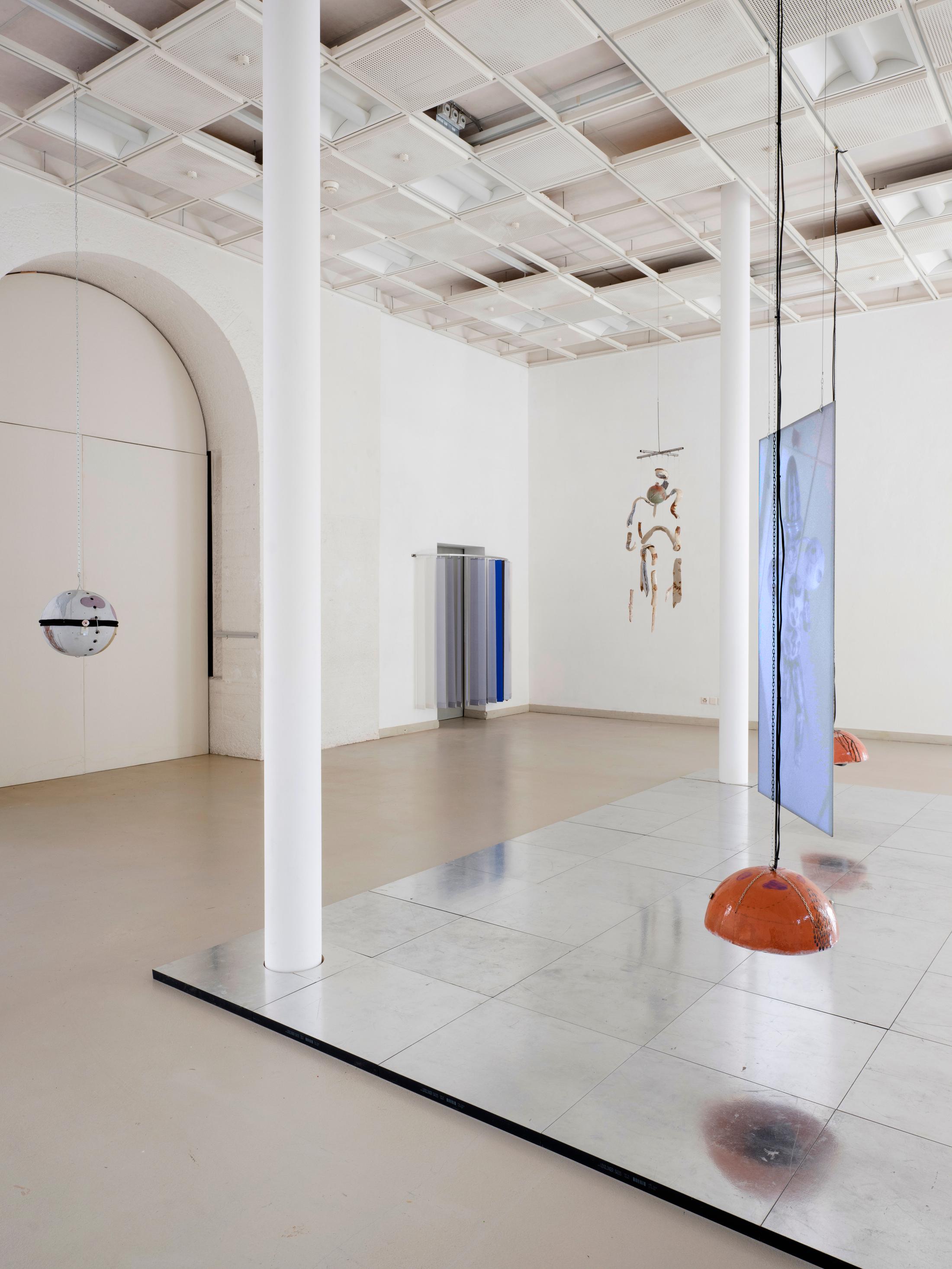 Exhibition View Camille Dumond Solo Show «Parallel Quarry (II)» at EAC Les Halles, Porrentruy, 2022 / Photo: Sebastian Verdon / Courtesy: the artist and EAC Les Halles