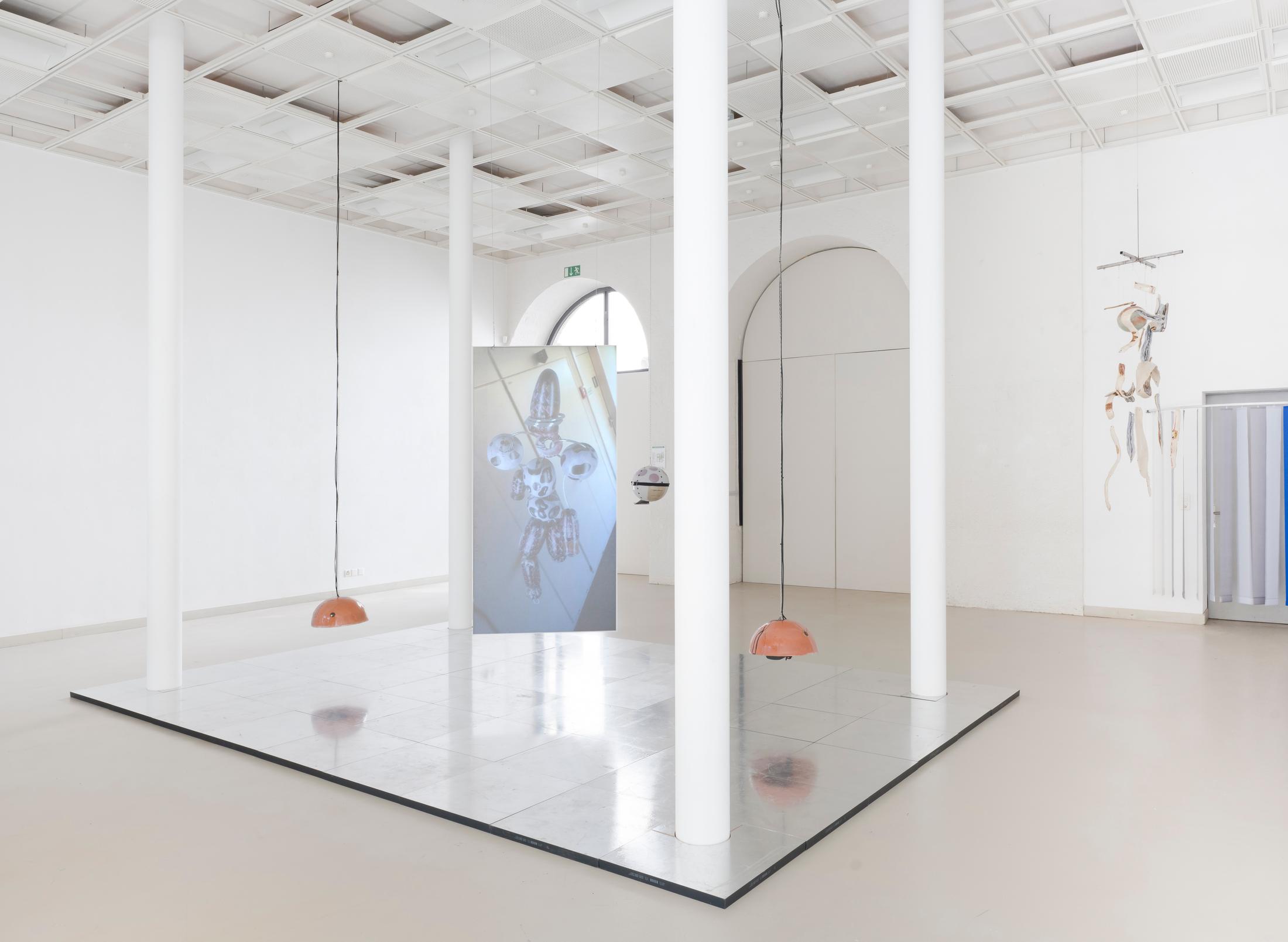 Exhibition View Camille Dumond Solo Show «Parallel Quarry (II)» at EAC Les Halles, Porrentruy, 2022 / Photo: Sebastian Verdon / Courtesy: the artist and EAC Les Halles