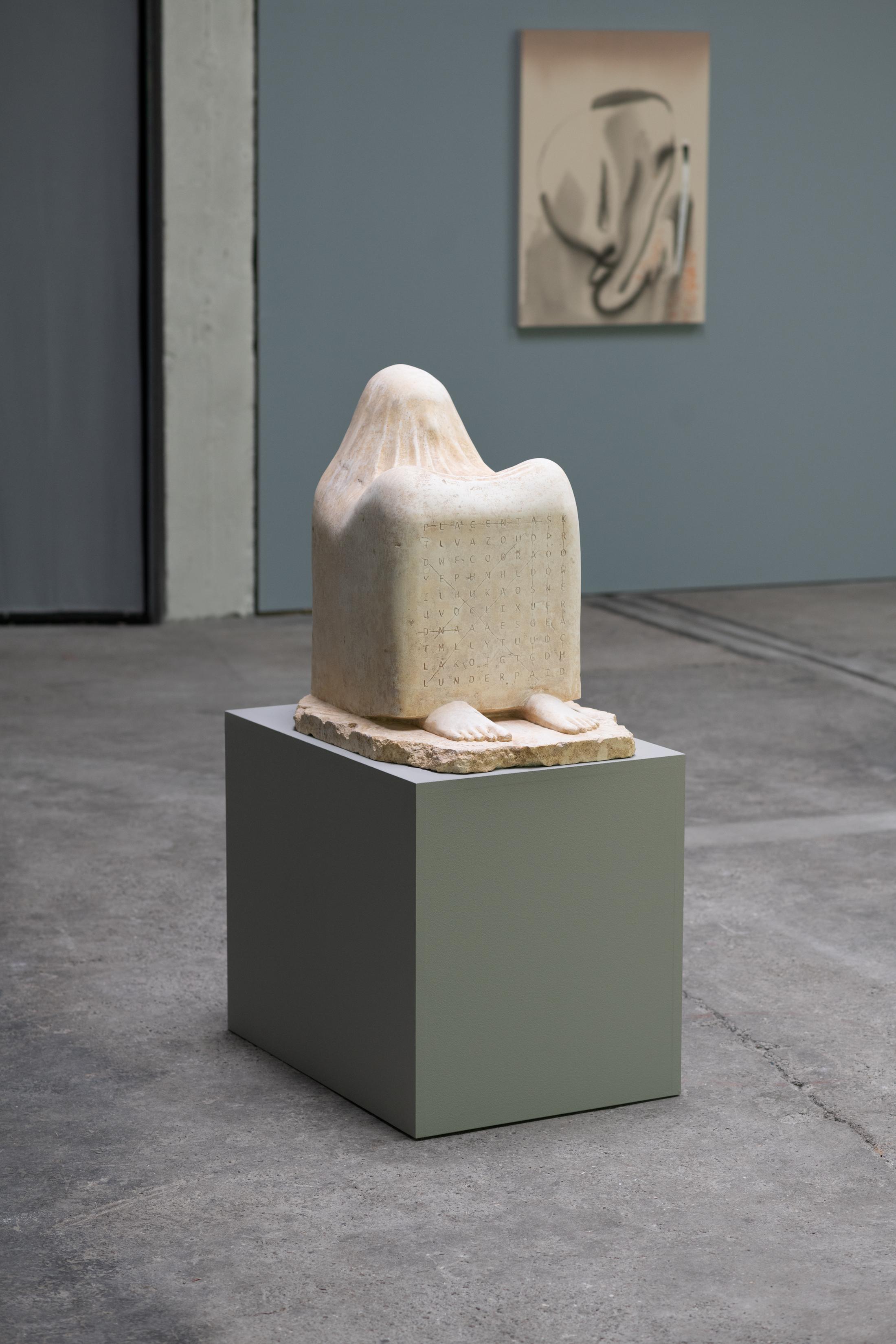 Exhibition View Camille Henrot Solo Show «Sweet Days of Discipline» at LOK by Kunstmuseum St. Gallen, St. Gallen, 2023 / Photo: Sebastian Stadler / Courtesy: the artist