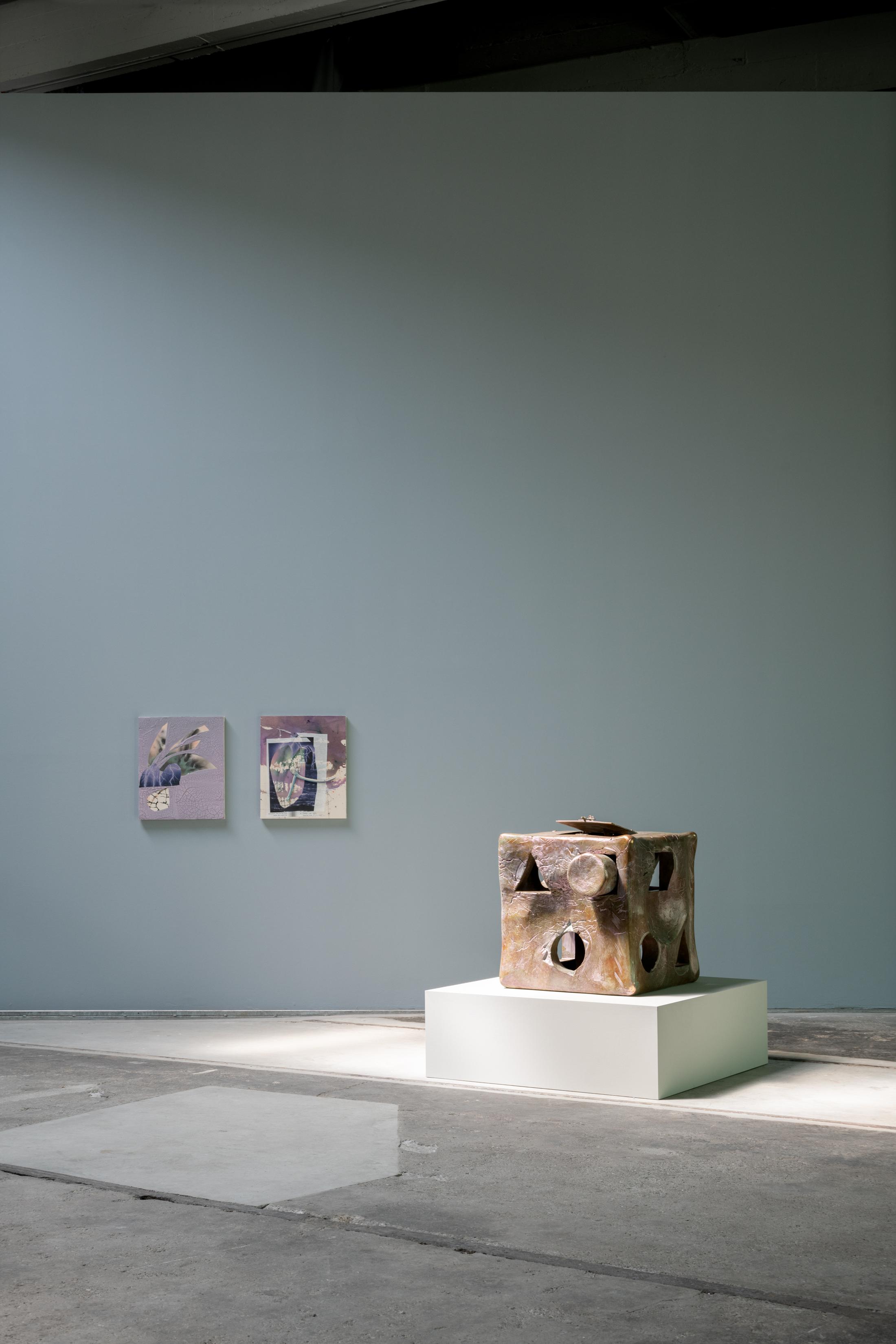 Exhibition View Camille Henrot Solo Show «Sweet Days of Discipline» at LOK by Kunstmuseum St. Gallen, St. Gallen, 2023 / Photo: Sebastian Stadler / Courtesy: the artist