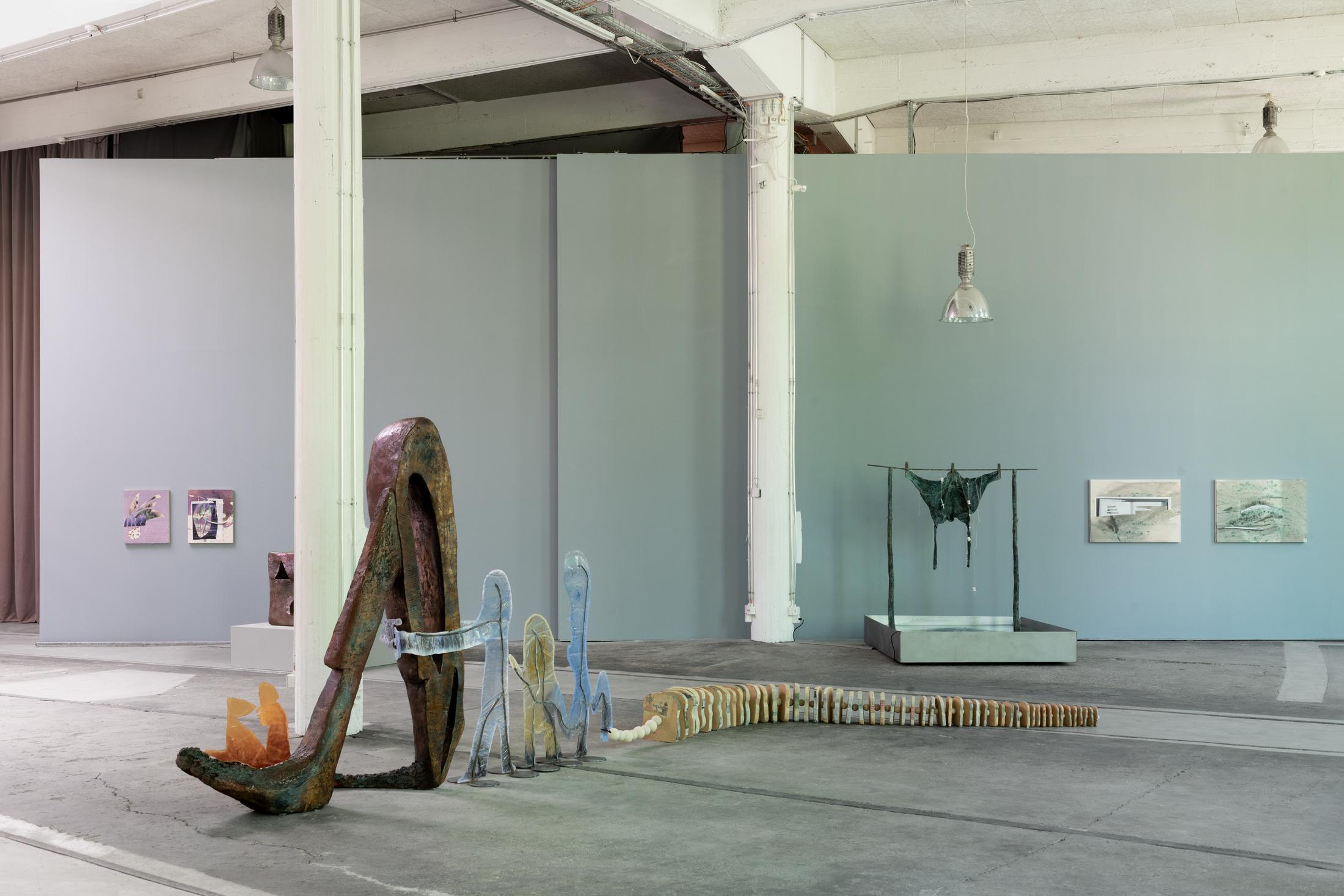 Exhibition View Camille Henrot Solo Show «Sweet Days of Discipline» at LOK by Kunstmuseum St. Gallen, St. Gallen, 2023 / Photo: Sebastian Stadler / Courtesy: the artist