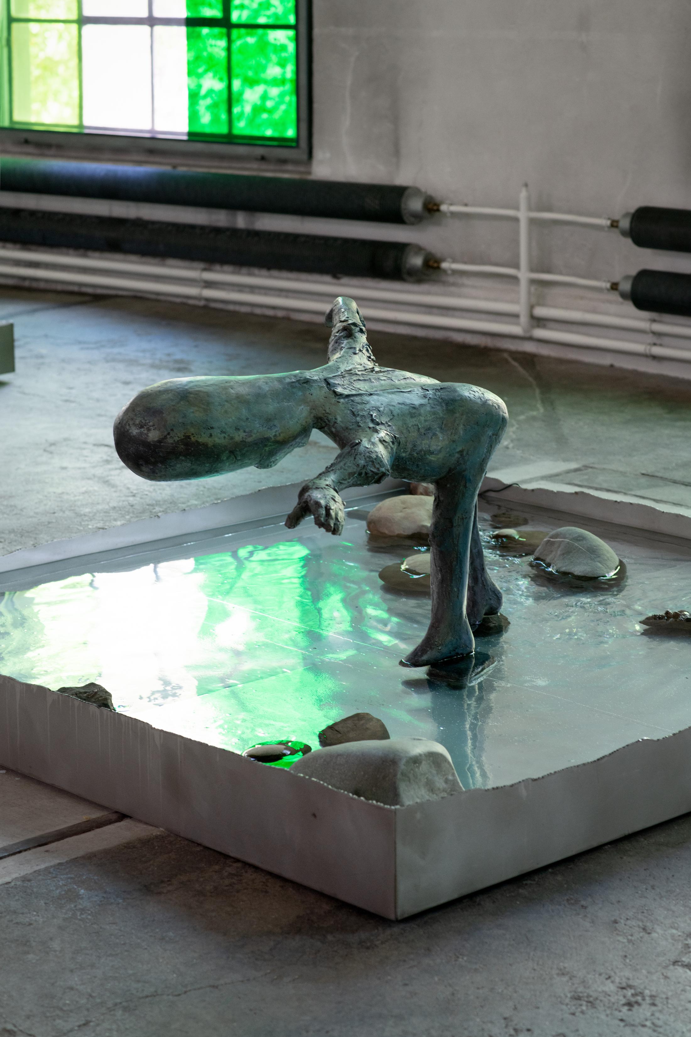 Exhibition View Camille Henrot Solo Show «Sweet Days of Discipline» at LOK by Kunstmuseum St. Gallen, St. Gallen, 2023 / Photo: Sebastian Stadler / Courtesy: the artist