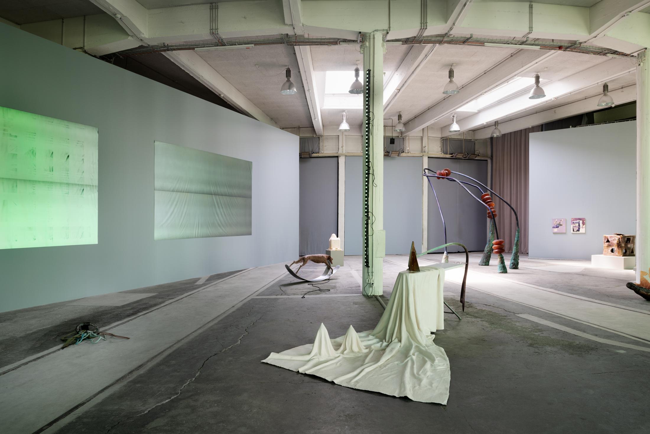 Exhibition View Camille Henrot Solo Show «Sweet Days of Discipline» at LOK by Kunstmuseum St. Gallen, St. Gallen, 2023 / Photo: Sebastian Stadler / Courtesy: the artist