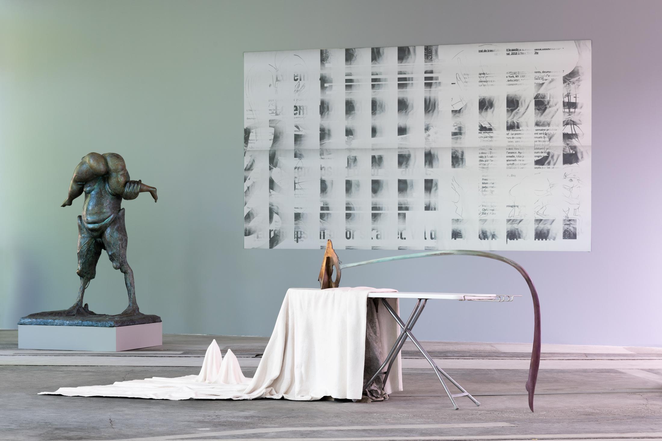 Exhibition View Camille Henrot Solo Show «Sweet Days of Discipline» at LOK by Kunstmuseum St. Gallen, St. Gallen, 2023 / Photo: Sebastian Stadler / Courtesy: the artist