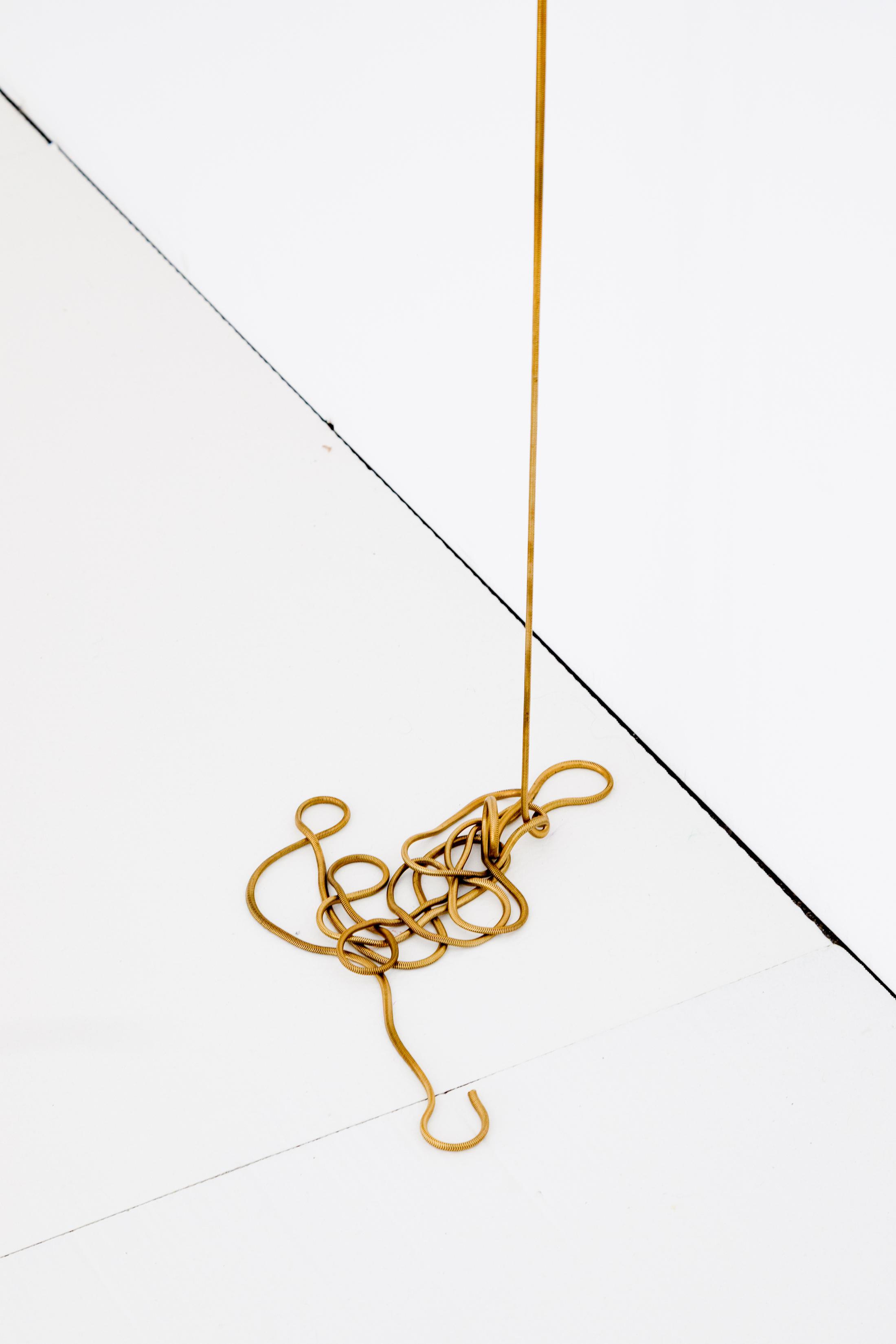 Exhibition View Caroline Schattling Villeval and Paul Paillet Duo Show «No firing; view on Caroline Schattling Villeval and Paul Paillet, you slump, 2021» at Espace 3353, Geneva, 2021 / Photo: Farah Mirzayeva / Courtesy: the artists and Espace 3353