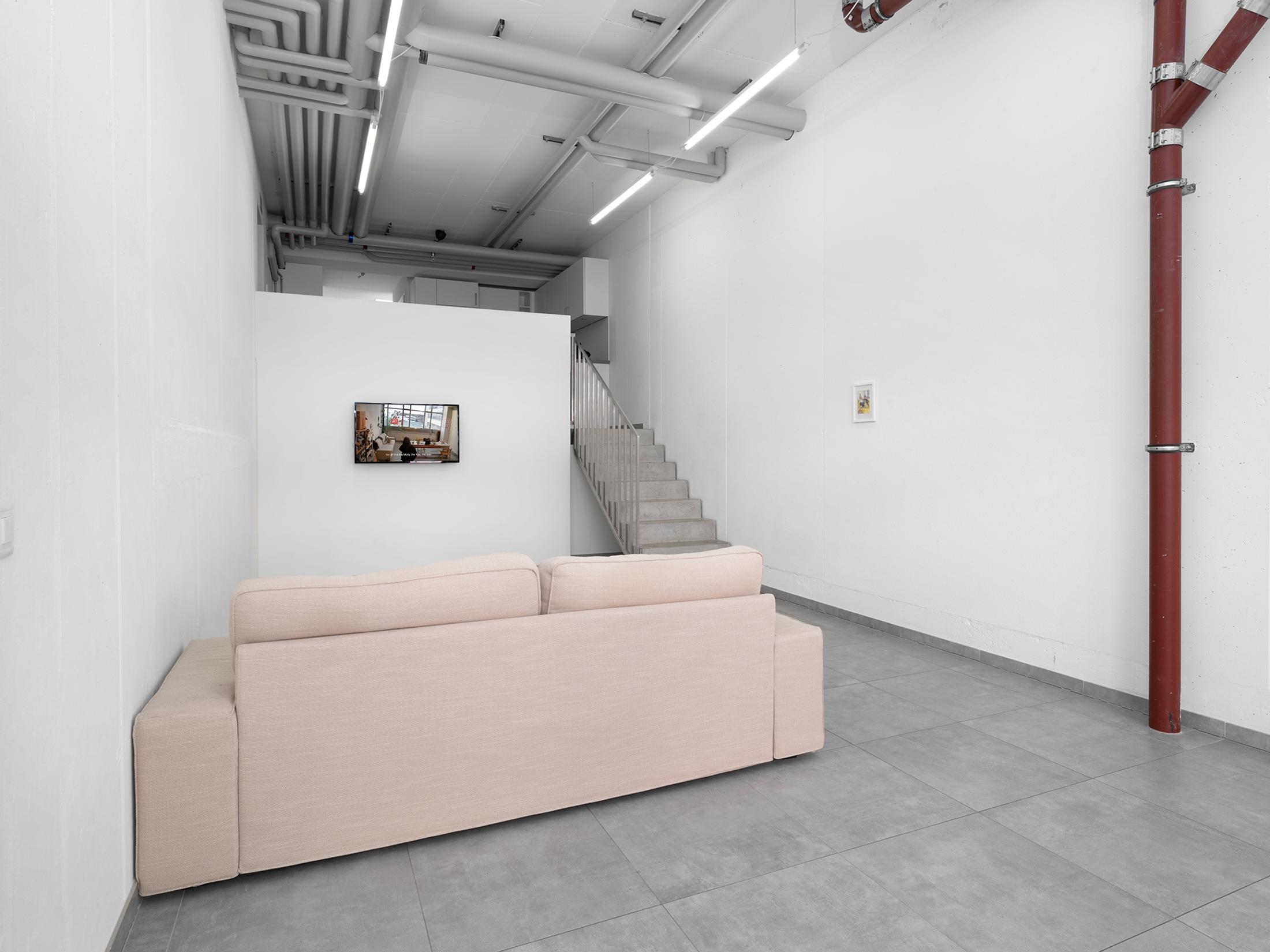 Exhibition View Cassidy Toner Solo Show «Continuity Creep» at All Stars, Lausanne, 2023 / Photo: Julien Gremaud / Courtesy: the artist and All Stars