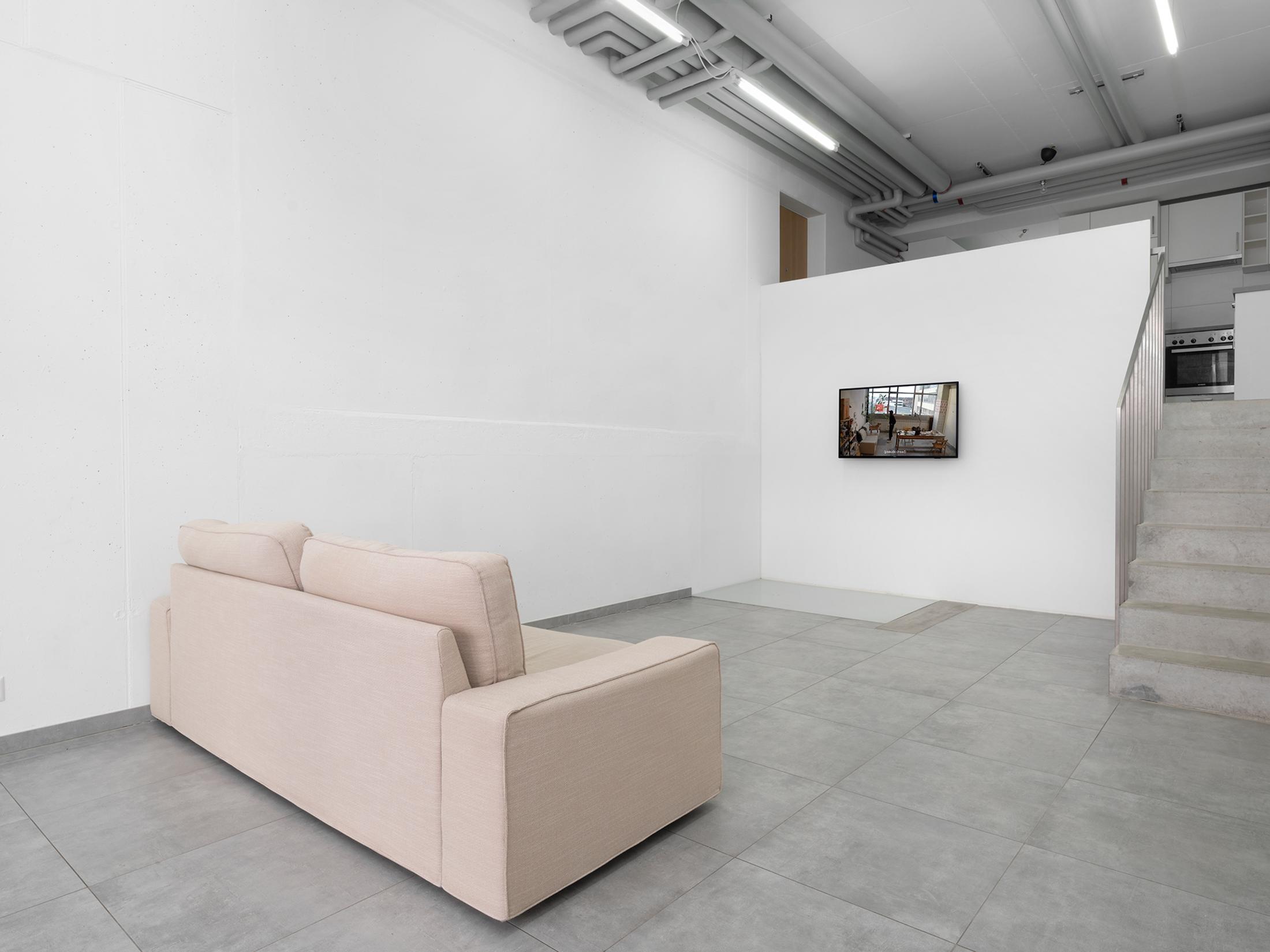 Exhibition View Cassidy Toner Solo Show «Continuity Creep» at All Stars, Lausanne, 2023 / Photo: Julien Gremaud / Courtesy: the artist and All Stars