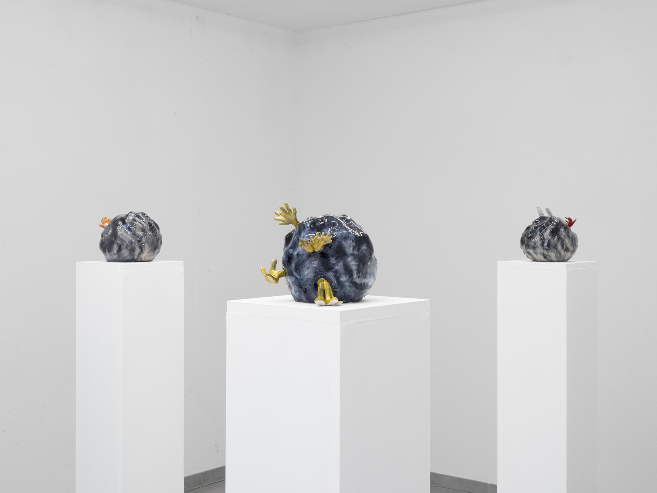 Exhibition View Cassidy Toner Solo Show «Continuity Creep» at All Stars, Lausanne, 2023 / Photo: Julien Gremaud / Courtesy: the artist and All Stars