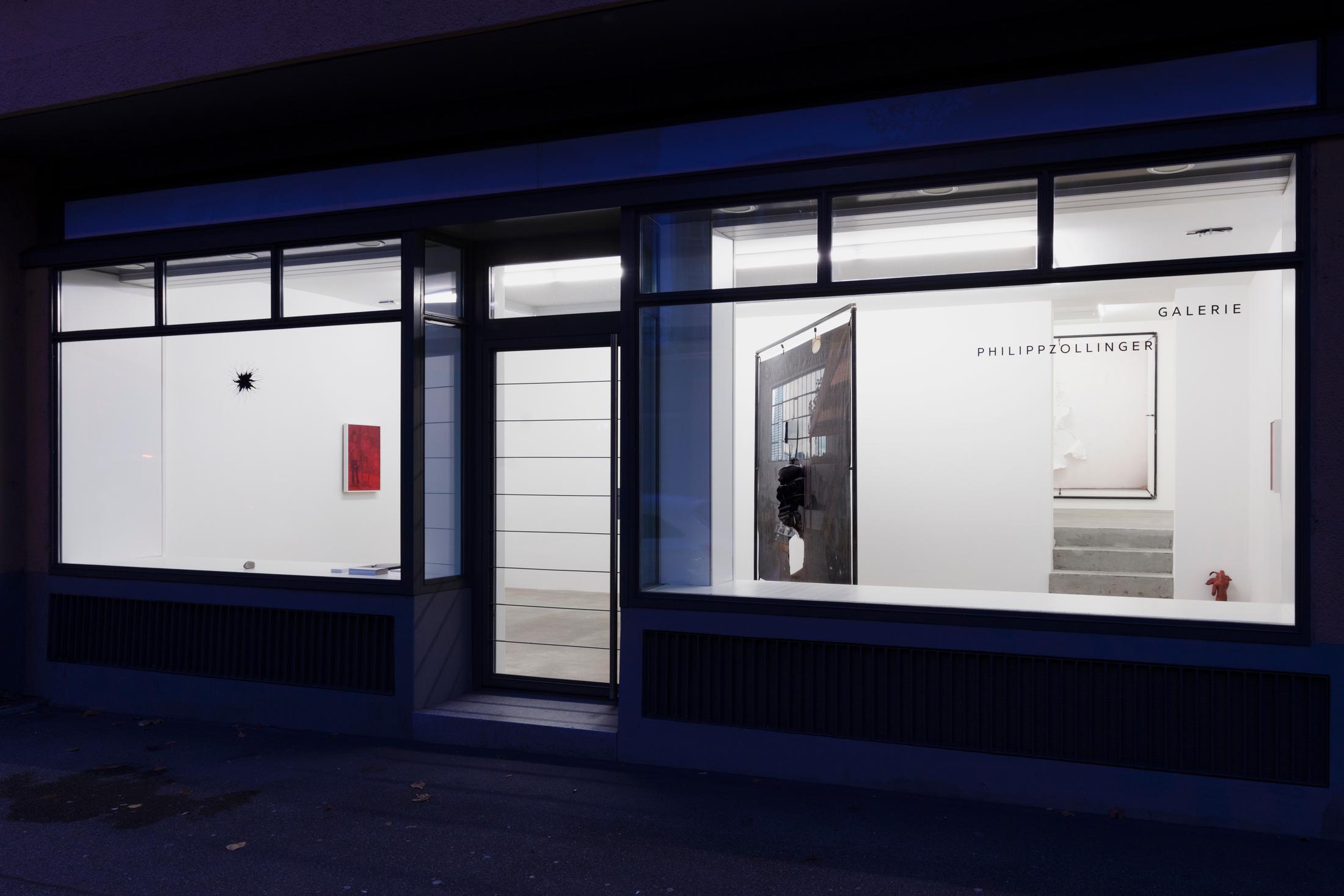 Exhibition View Cassidy Toner Soloshow «Unstable 4th Wall» at GALERIE PHILIPPZOLLINGER, Zurich, 2019 / Photo: Conradin Frei / Courtesy: the artist and GALERIE PHILIPP ZOLLINGER