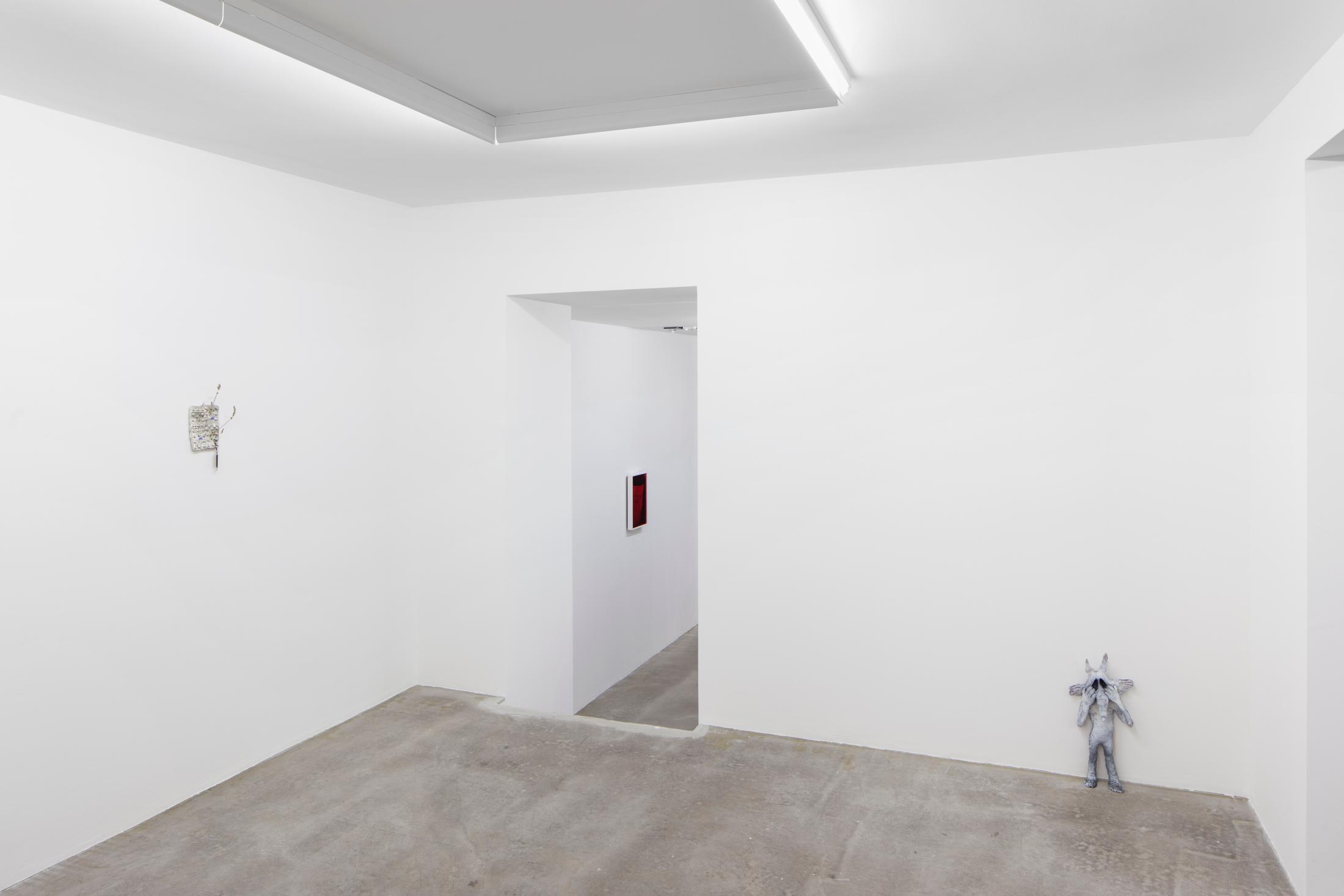 Exhibition View Cassidy Toner Soloshow «Unstable 4th Wall» at GALERIE PHILIPPZOLLINGER, Zurich, 2019 / Photo: Conradin Frei / Courtesy: the artist and GALERIE PHILIPP ZOLLINGER