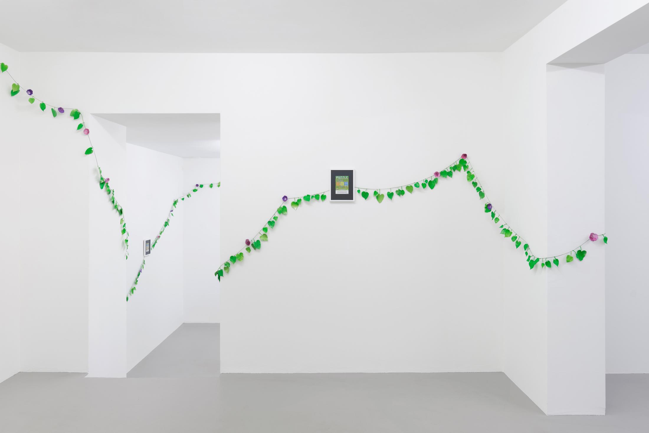 Exhibition View Cassidy Toner Solo Show «Subverting expectations with bad humor and mediocre output» at GALERIE PHILIPPZOLLINGER, Zurich, 2022 / Photo: Conradin Frei / Courtesy: the artist and GALERIE PHILIPPZOLLINGER