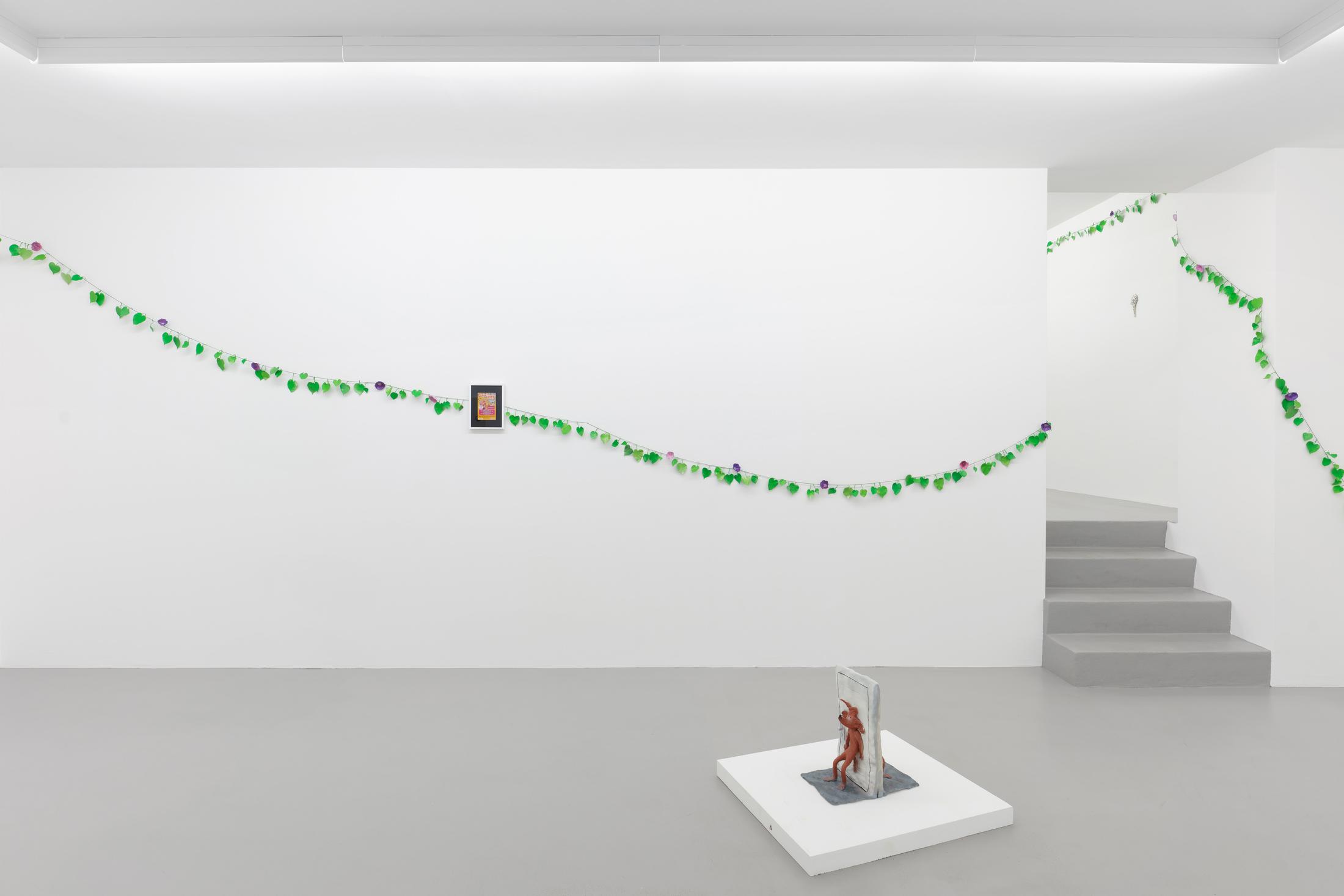 Exhibition View Cassidy Toner Solo Show «Subverting expectations with bad humor and mediocre output» at GALERIE PHILIPPZOLLINGER, Zurich, 2022 / Photo: Conradin Frei / Courtesy: the artist and GALERIE PHILIPPZOLLINGER