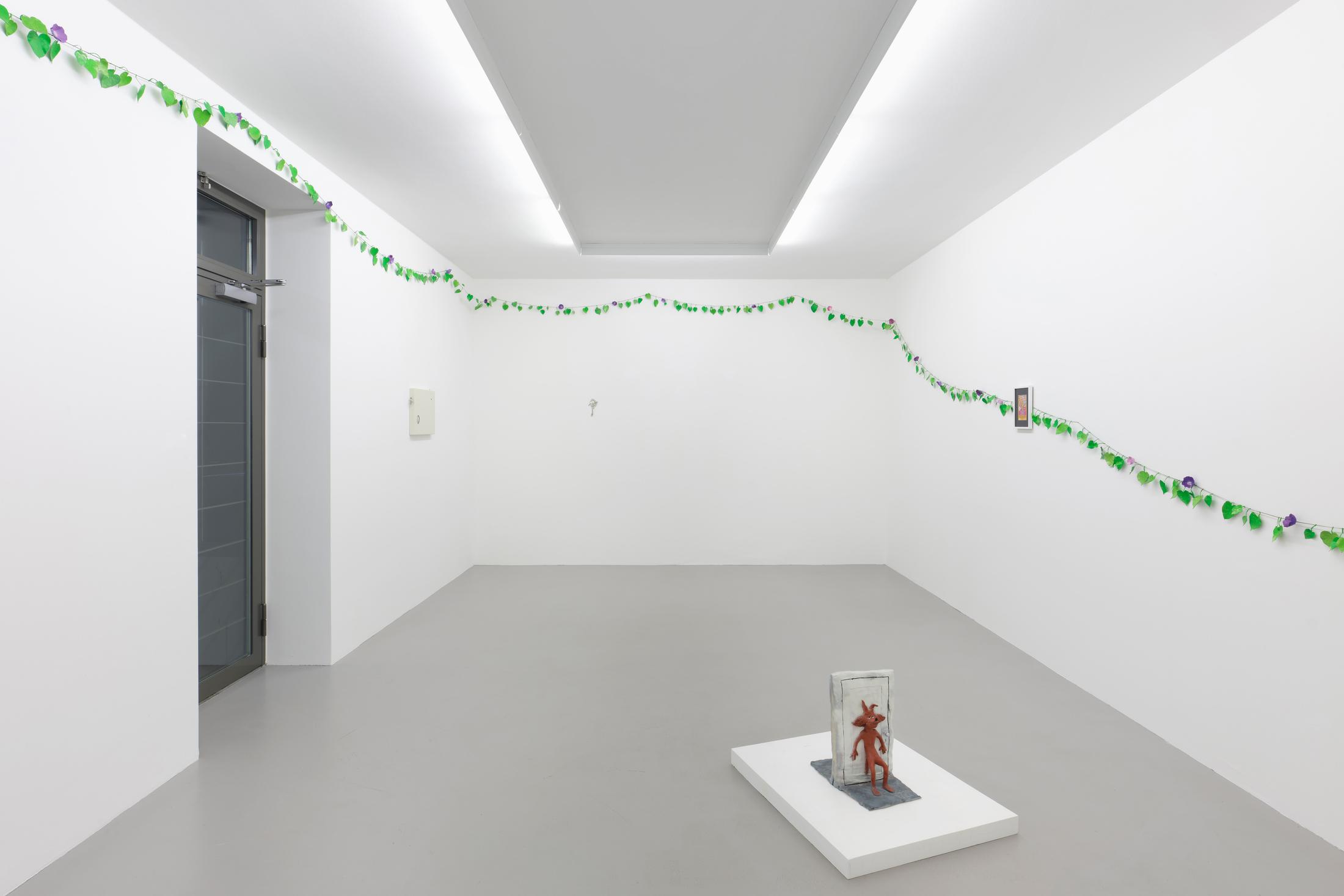 Exhibition View Cassidy Toner Solo Show «Subverting expectations with bad humor and mediocre output» at GALERIE PHILIPPZOLLINGER, Zurich, 2022 / Photo: Conradin Frei / Courtesy: the artist and GALERIE PHILIPPZOLLINGER