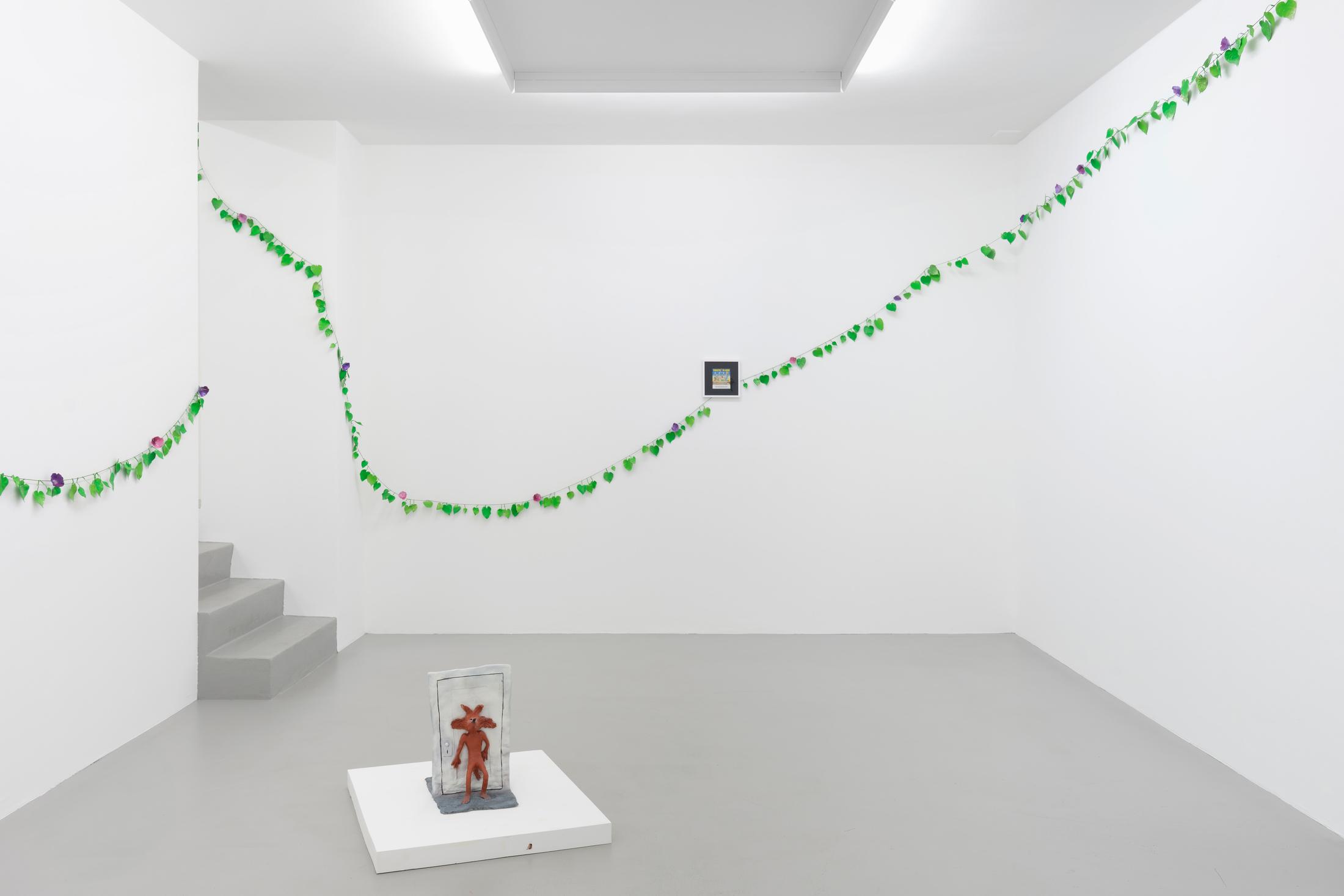 Exhibition View Cassidy Toner Solo Show «Subverting expectations with bad humor and mediocre output» at GALERIE PHILIPPZOLLINGER, Zurich, 2022 / Photo: Conradin Frei / Courtesy: the artist and GALERIE PHILIPPZOLLINGER