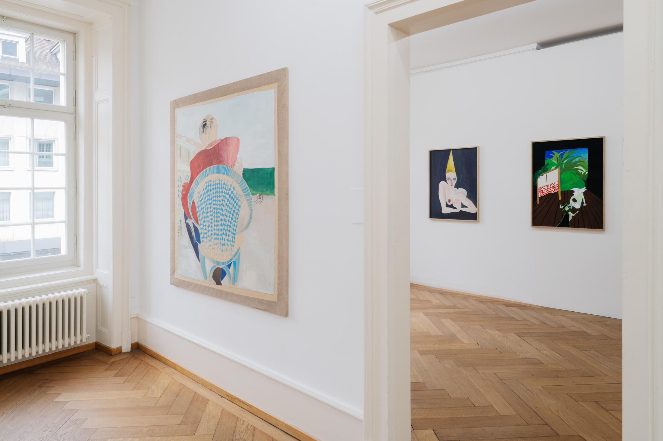 Exhibition View Cathy Josefowitz «The Thinking Body» at Kunsthaus Langenthal, Langenthal, 2021 / Photo: Flavio Karrer / Courtesy: the estate of Cathy Josefowitz and Kunsthaus Langenthal