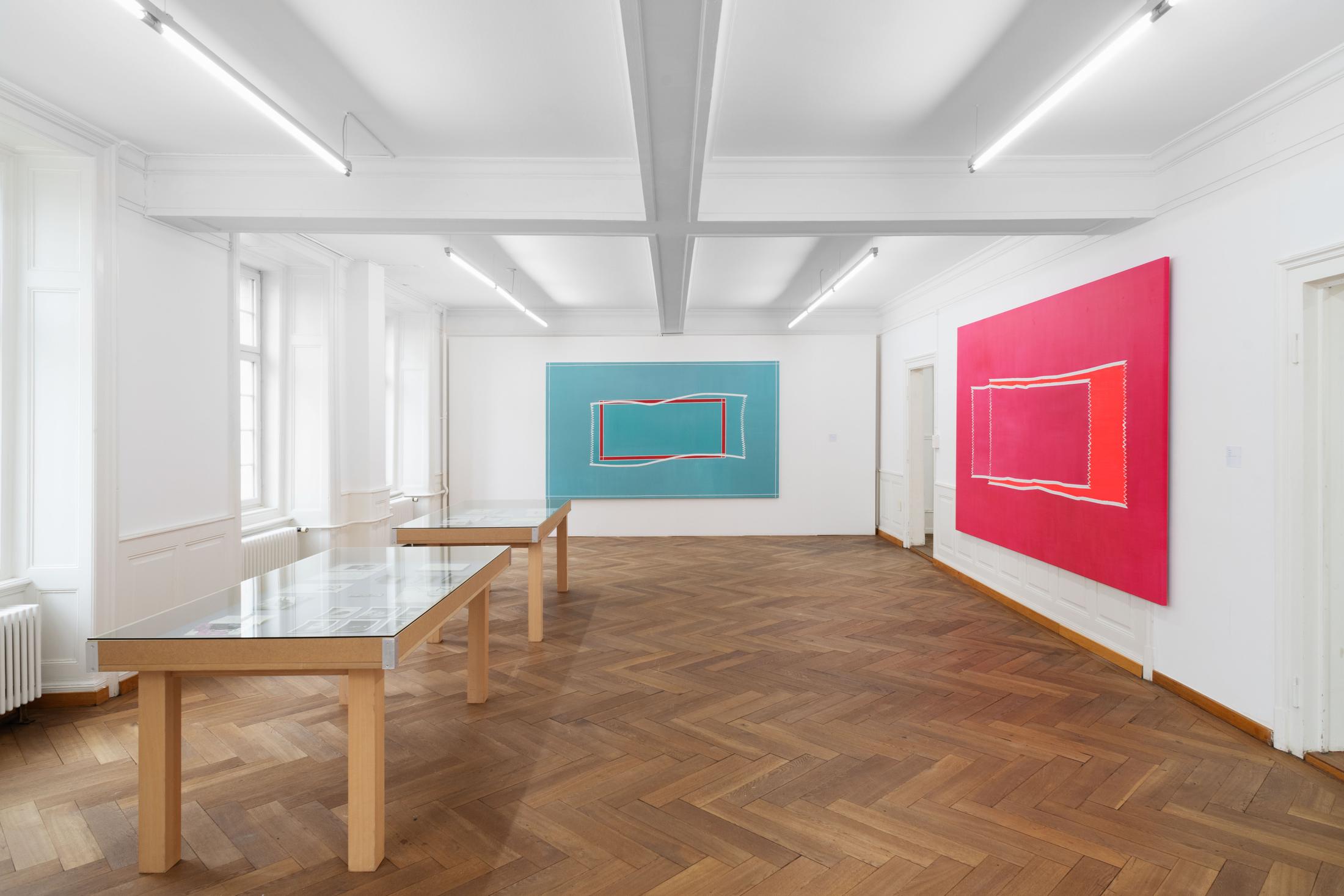 Exhibition View Cathy Josefowitz «The Thinking Body» at Kunsthaus Langenthal, Langenthal, 2021 / Photo: Flavio Karrer / Courtesy: the estate of Cathy Josefowitz and Kunsthaus Langenthal