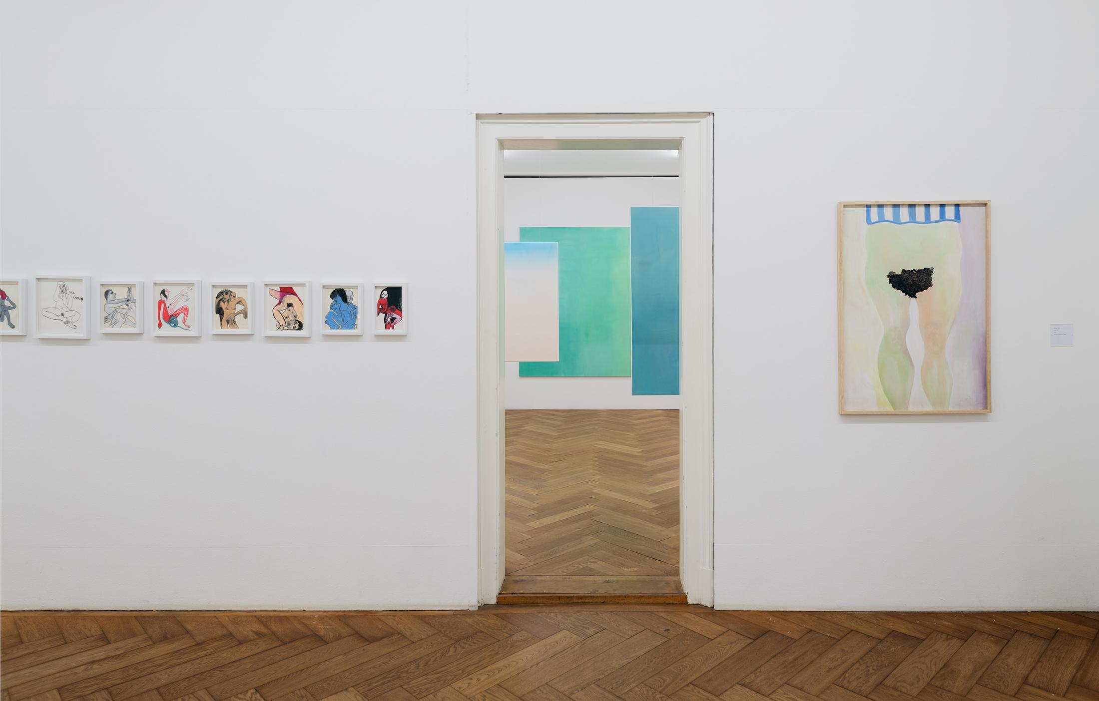 Exhibition View Cathy Josefowitz «The Thinking Body» at Kunsthaus Langenthal, Langenthal, 2021 / Photo: Flavio Karrer / Courtesy: the estate of Cathy Josefowitz and Kunsthaus Langenthal