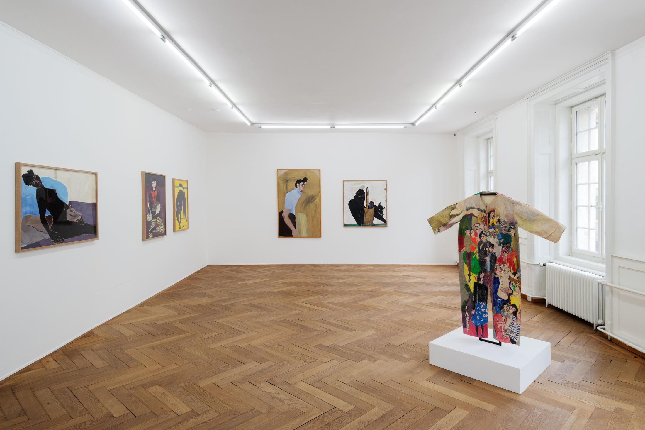 Exhibition View Cathy Josefowitz «The Thinking Body» at Kunsthaus Langenthal, Langenthal, 2021 / Photo: Flavio Karrer / Courtesy: the estate of Cathy Josefowitz and Kunsthaus Langenthal
