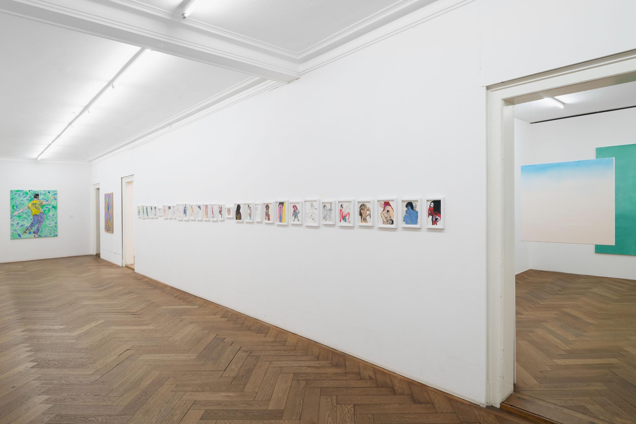 Exhibition View Cathy Josefowitz «The Thinking Body» at Kunsthaus Langenthal, Langenthal, 2021 / Photo: Flavio Karrer / Courtesy: the estate of Cathy Josefowitz and Kunsthaus Langenthal
