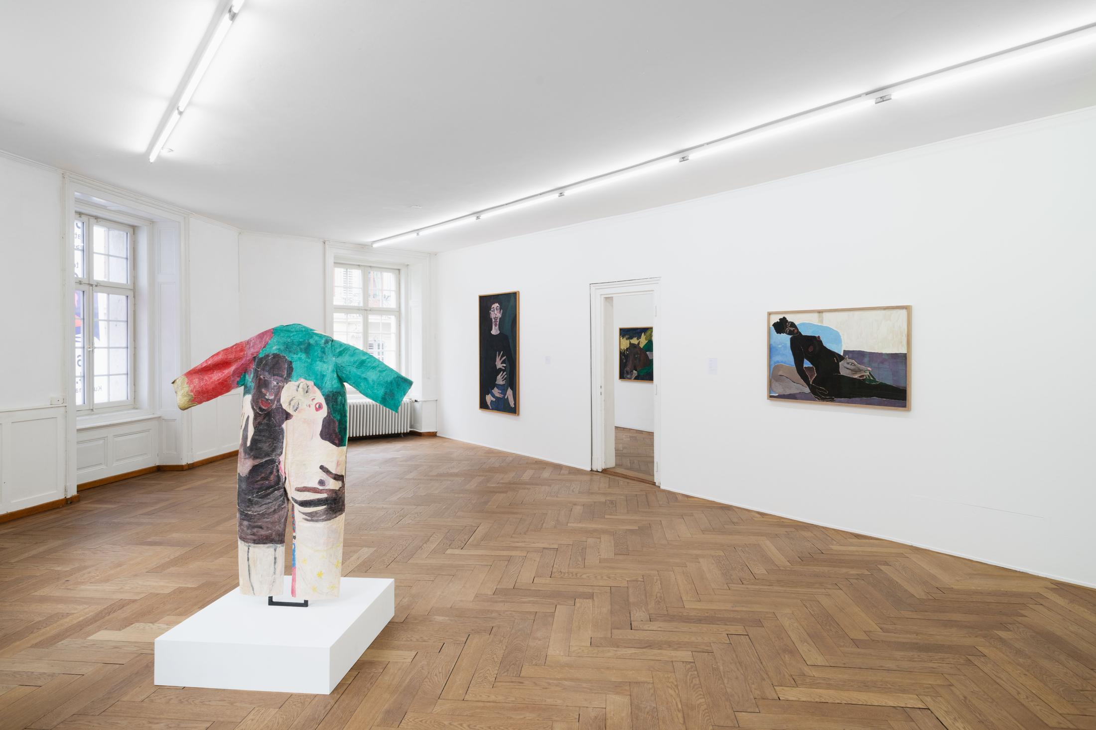 Exhibition View Cathy Josefowitz «The Thinking Body» at Kunsthaus Langenthal, Langenthal, 2021 / Photo: Flavio Karrer / Courtesy: the estate of Cathy Josefowitz and Kunsthaus Langenthal