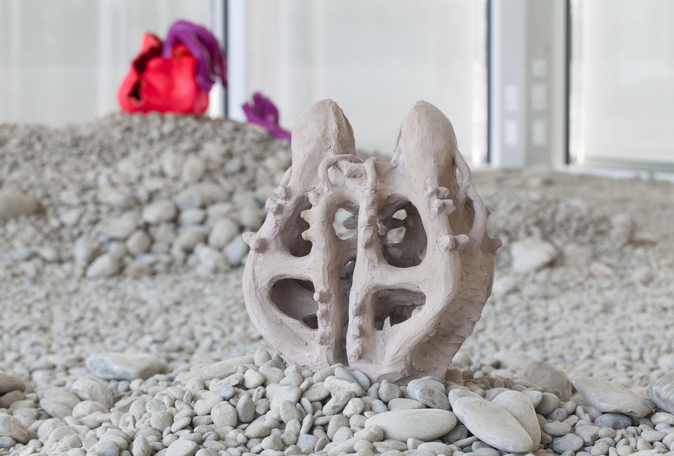 Exhibition View Cecilia Bengolea Soloshow «Oneness» at der TANK, Basel / Photo: Guadalupe Ruiz / Courtesy: the artist and Institut Kunst, Basel