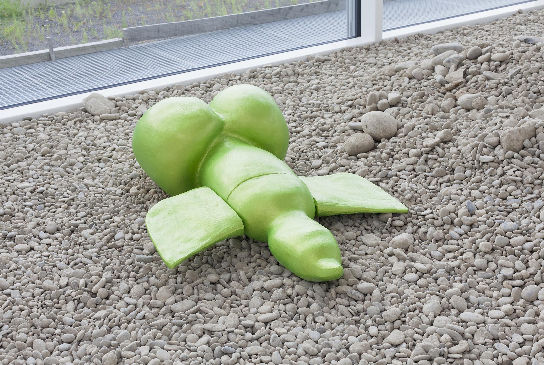 Exhibition View Cecilia Bengolea Soloshow «Oneness» at der TANK, Basel / Photo: Guadalupe Ruiz / Courtesy: the artist and Institut Kunst, Basel