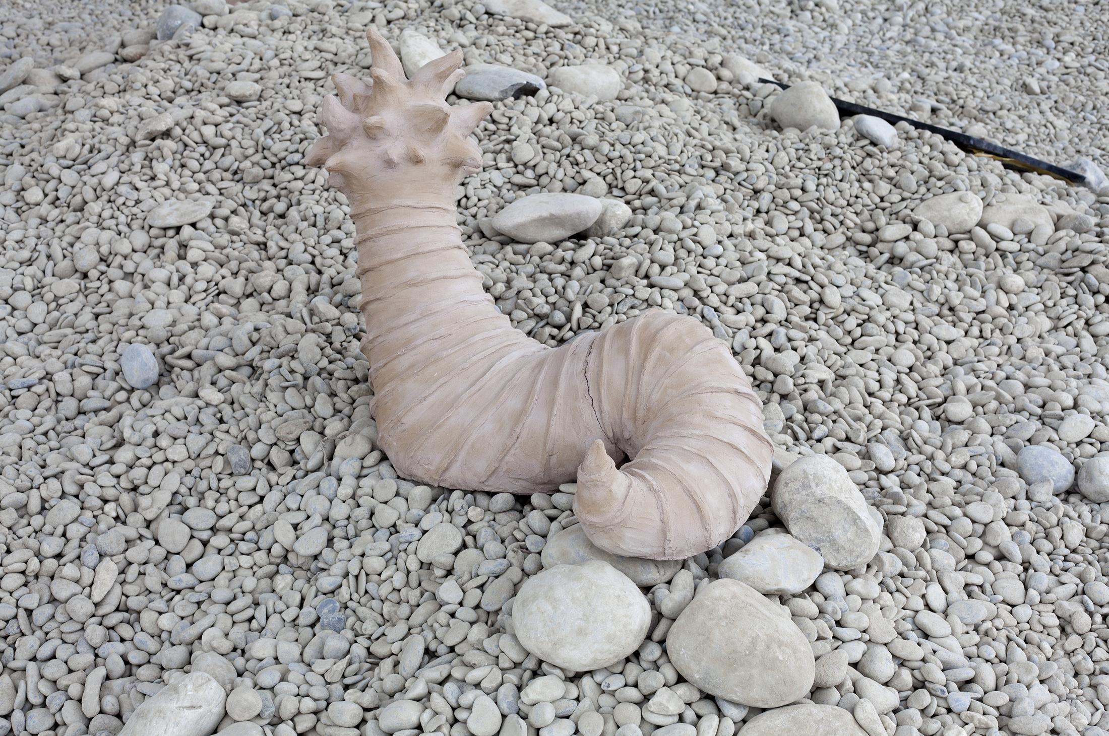 Exhibition View Cecilia Bengolea Soloshow «Oneness» at der TANK, Basel / Photo: Guadalupe Ruiz / Courtesy: the artist and Institut Kunst, Basel