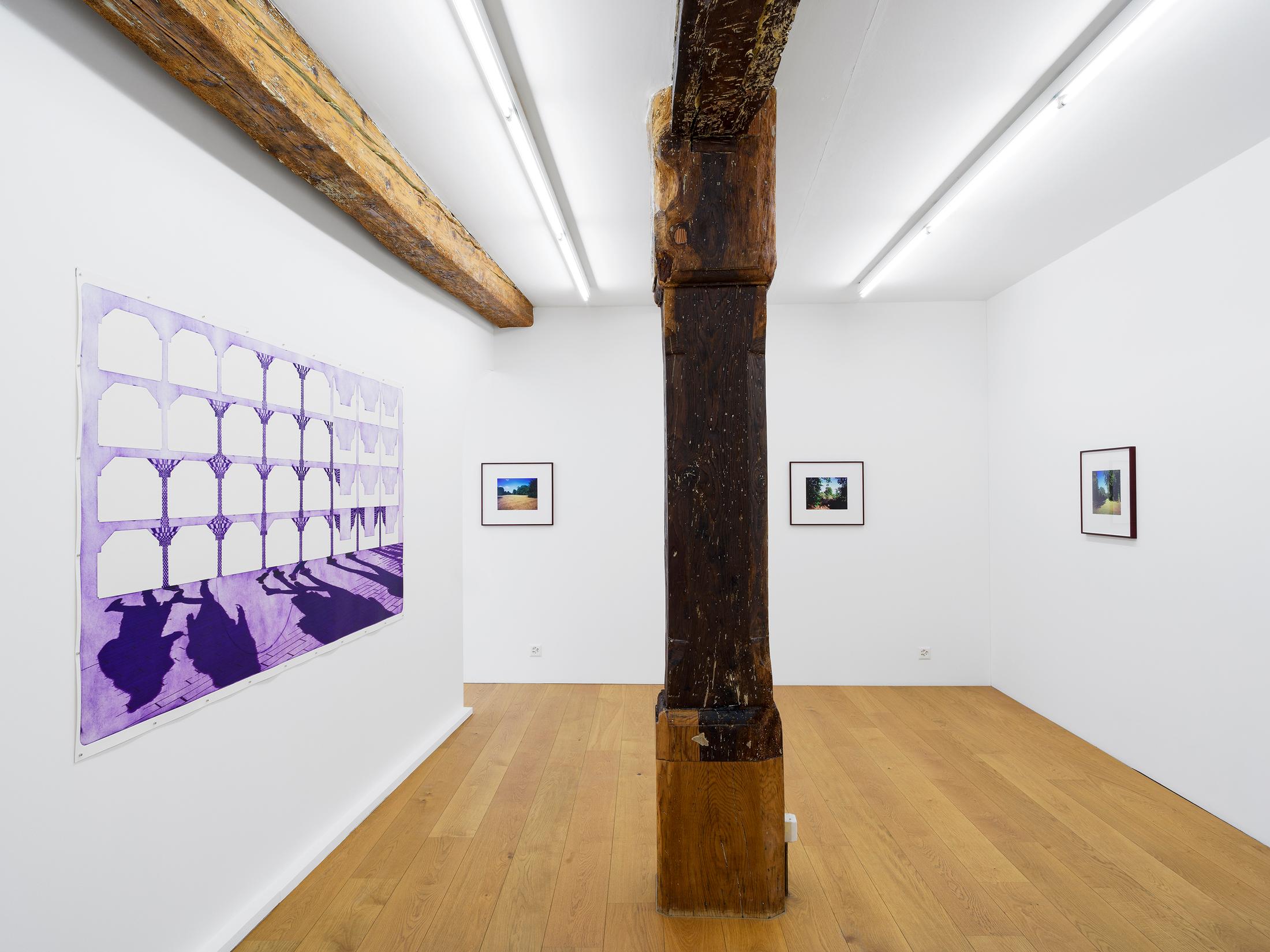 Exhibition View Cédric Eisenring Solo Show «pink/ green light» at Kirchgasse Gallery, 2021 / Photo: CE / Courtesy: the artist and Kirchgasse Gallery