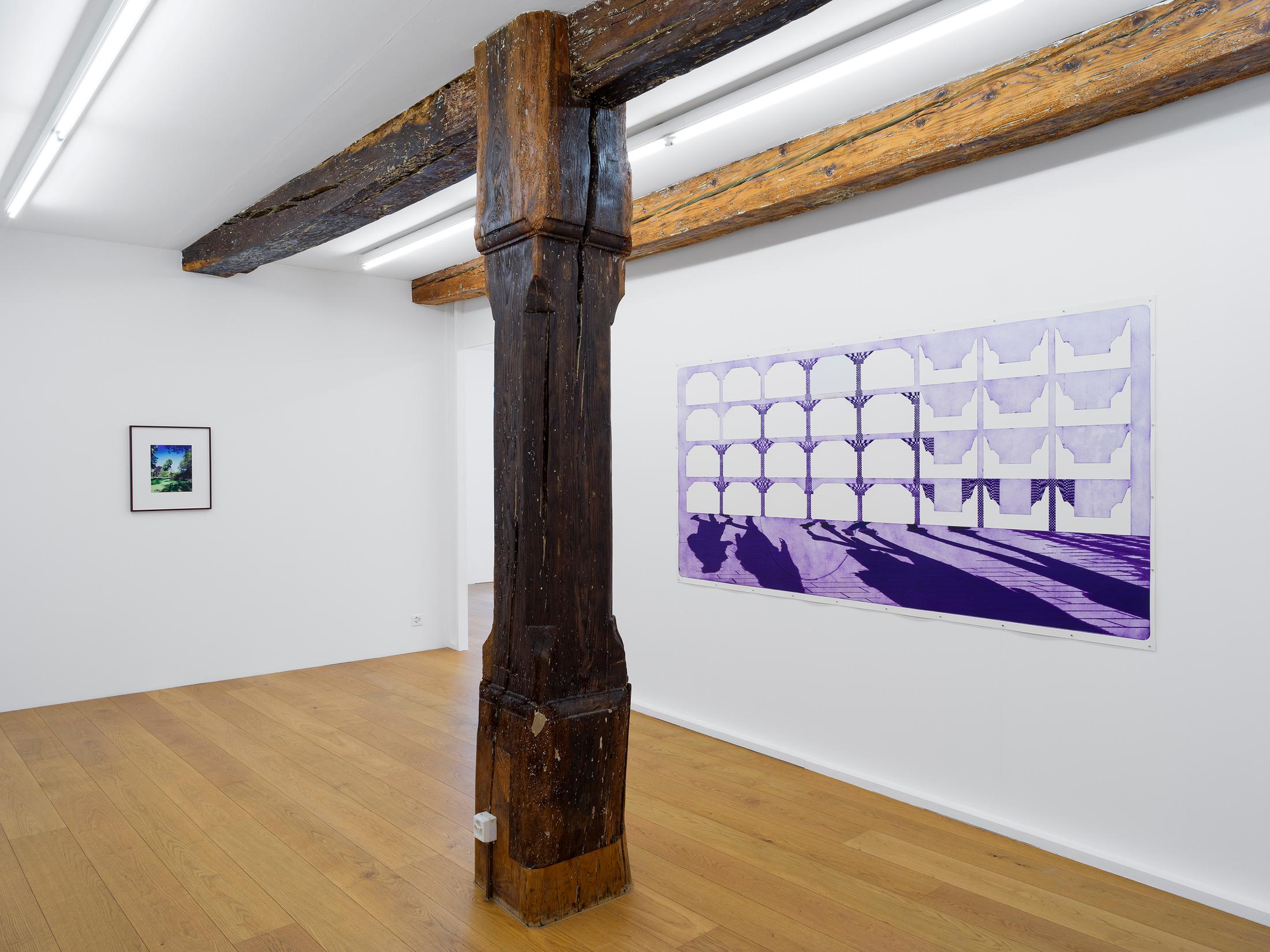 Exhibition View Cédric Eisenring Solo Show «pink/ green light» at Kirchgasse Gallery, 2021 / Photo: CE / Courtesy: the artist and Kirchgasse Gallery