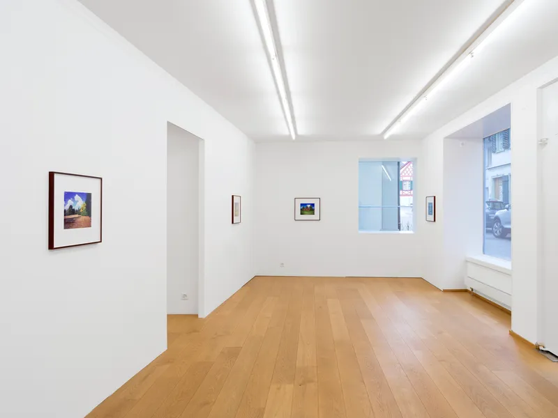 Exhibition View Cédric Eisenring Solo Show «pink/ green light» at Kirchgasse Gallery, 2021 / Photo: CE / Courtesy: the artist and Kirchgasse Gallery