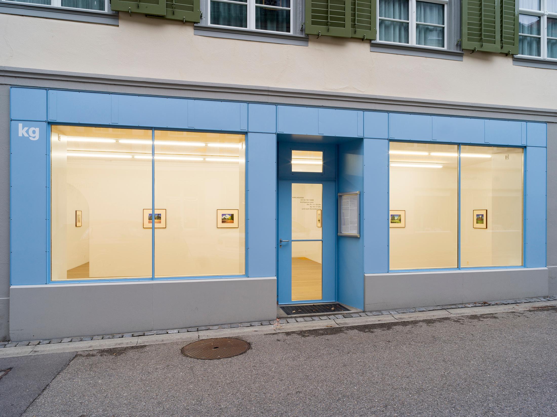 Exhibition View Cédric Eisenring Solo Show «pink/ green light» at Kirchgasse Gallery, 2021 / Photo: CE / Courtesy: the artist and Kirchgasse Gallery