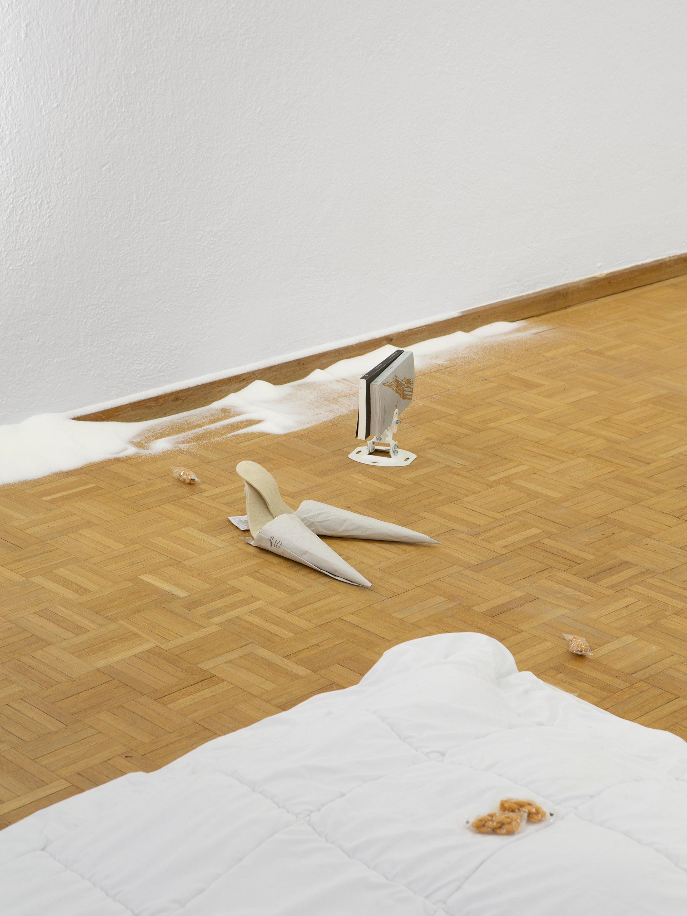 Exhibition View Céline Mathieu Solo Show «Economy of Means» at Sentiment, Zurich, 2022-2023 / Photo: Philipp Rupp and Julien Gremaud / Courtesy: the artist and Sentiment