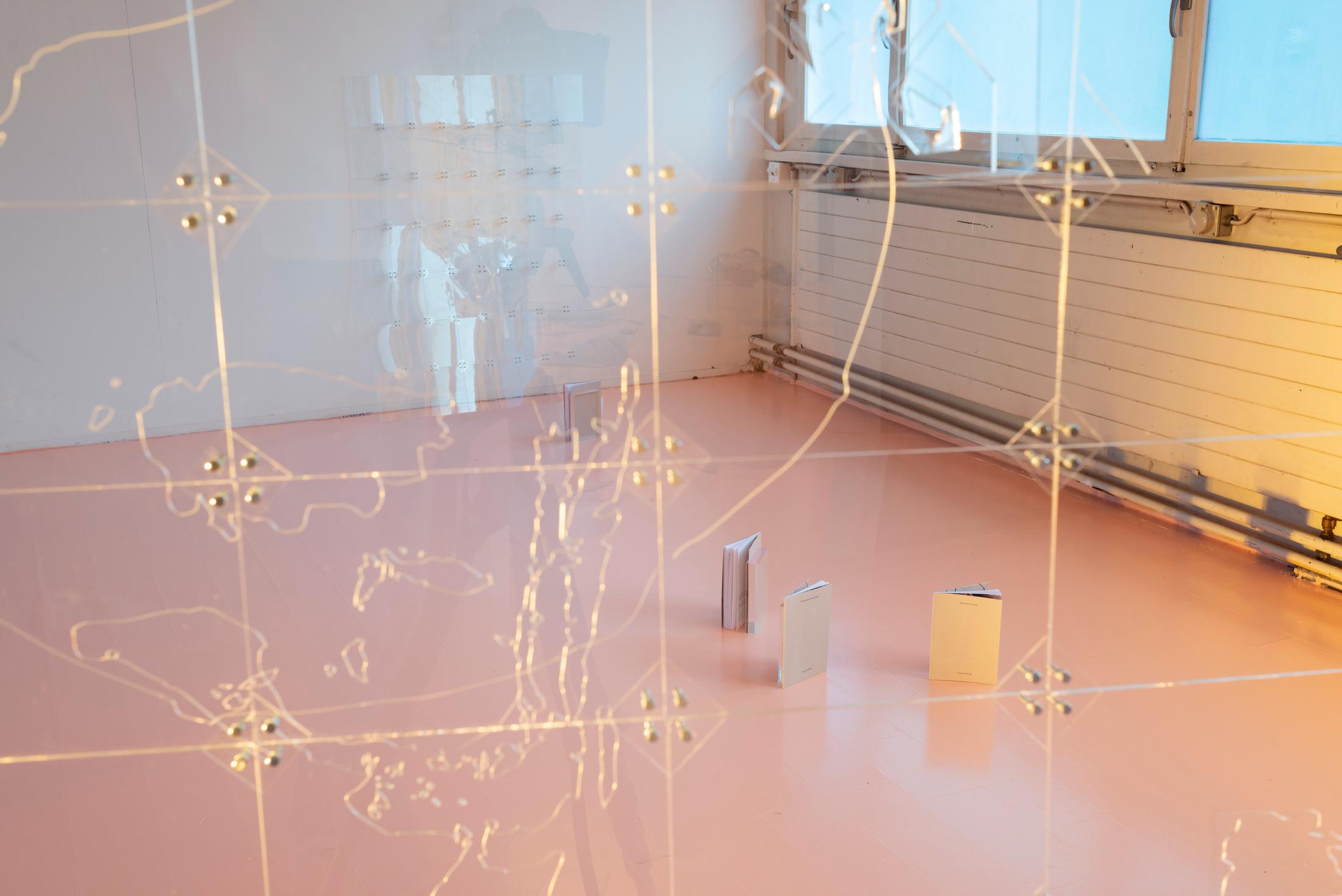 Exhibition View Ceylan Öztrük Soloshow «Am a mollusk, too; re/producing tangents» at Longtang, Zurich, 2020 / Photo: Flavio Karrer / Courtesy: the artist and Longtang