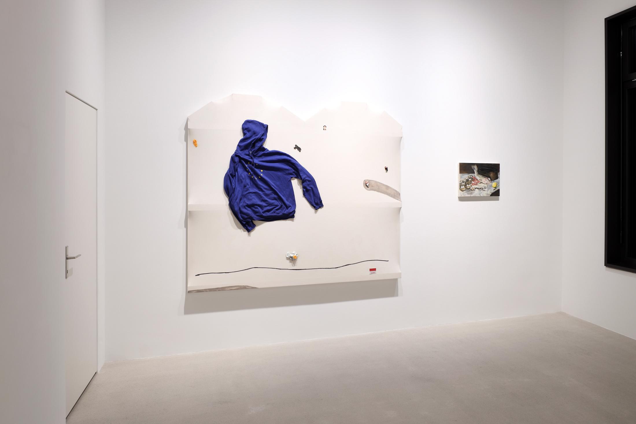 Exhibition View Charles Benjamin Soloshow «Not Again; view on Charles Benjamin, La Oltra, 2020 and If you think this is bad you should see the others (3), 2019» at Windhager von Kaenel, Zurich, 2020 / Courtesy: the artist and Windhager von Kaenel