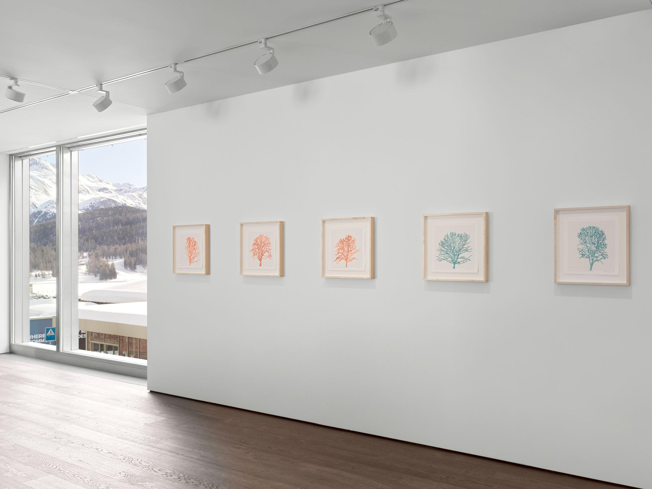 Exhibition View Charles Gaines Soloshow «Drawings» at Hauser & Wirth, St. Moritz, 2020 / Photo: Fredrik Nilsen / © Charles Gaines / Courtesy: the artist and Hauser & Wirth