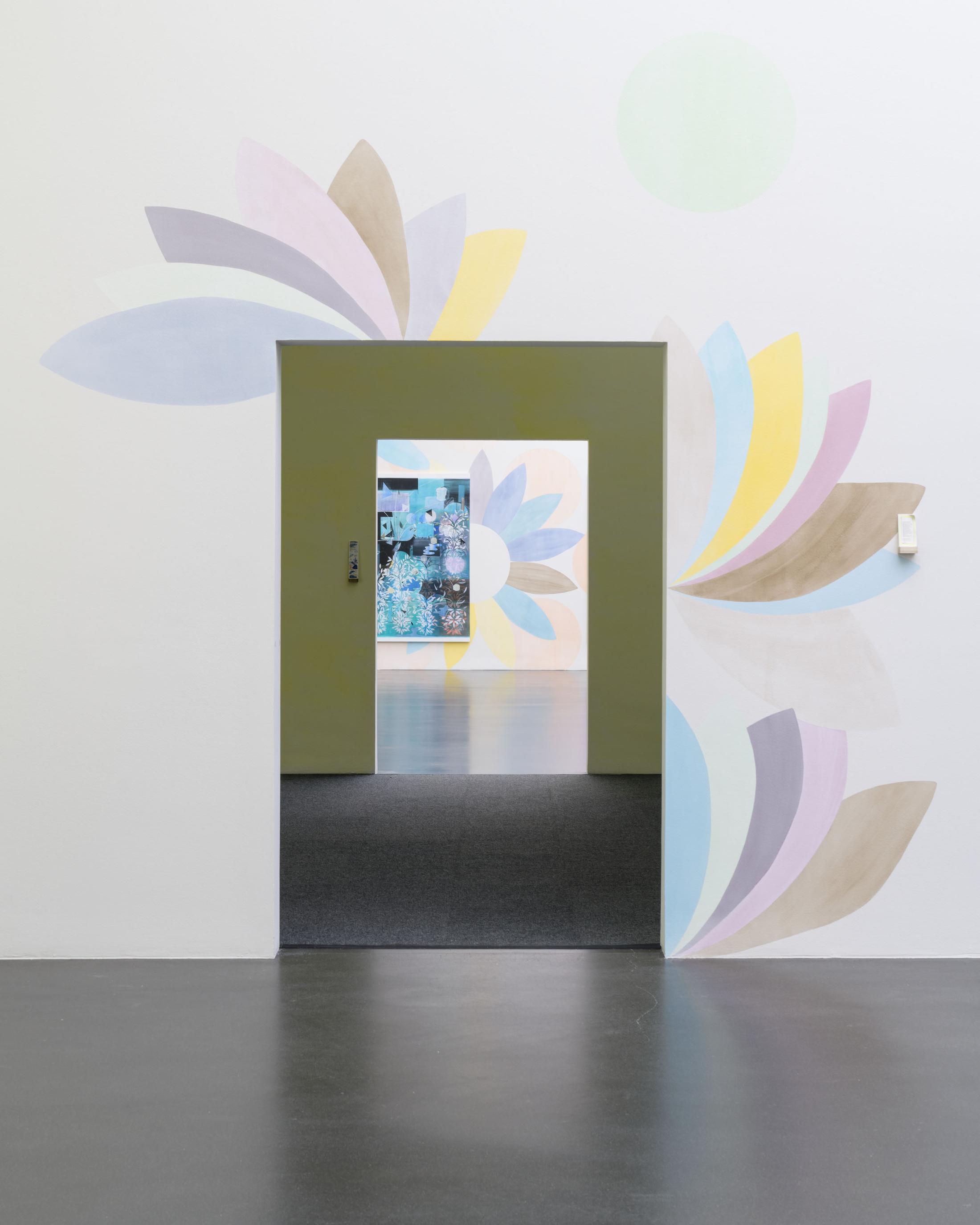 Exhibition View Charlotte Herzig, Ben Sledsens and Josephine Troller  Group Show «I like a bigger Garden» at Kunstmuseum Luzern, 2021 / Photo: Marc Latzel / Courtesy: the artists and Kunstmuseum Luzern