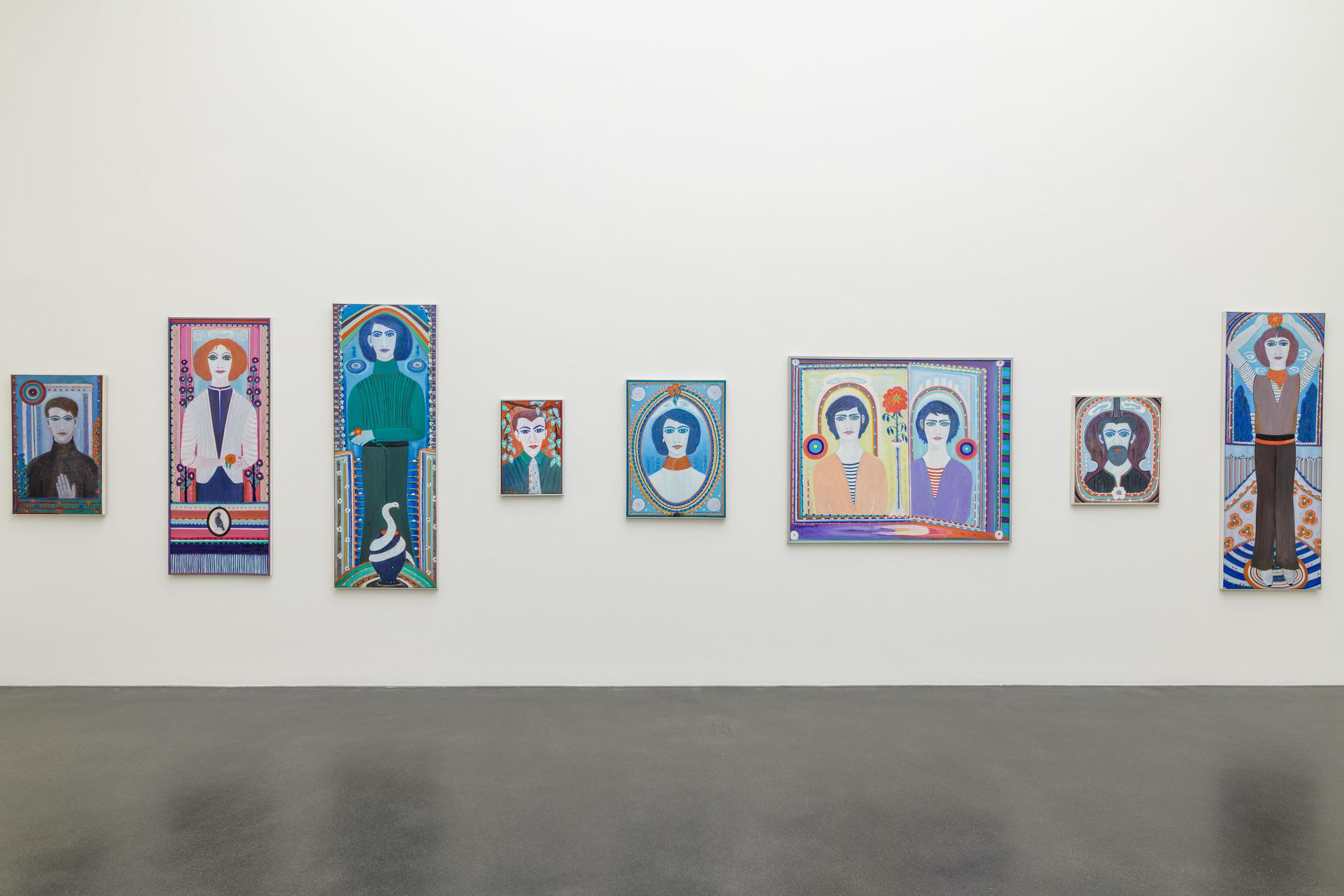 Exhibition View Charlotte Herzig, Ben Sledsens and Josephine Troller  Group Show «I like a bigger Garden» at Kunstmuseum Luzern, 2021 / Photo: Marc Latzel / Courtesy: the artists and Kunstmuseum Luzern