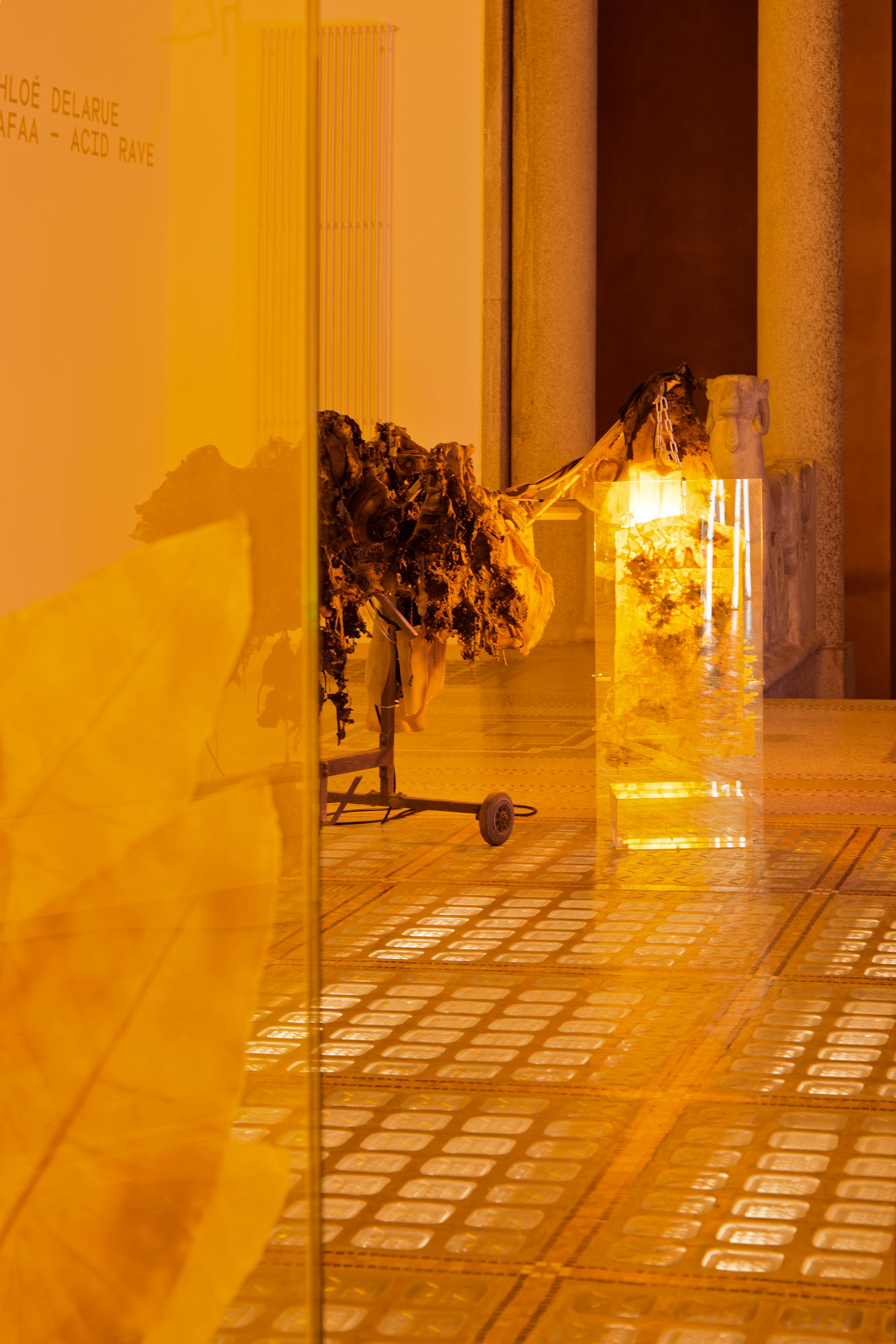 Exhibition View Chloé Delarue Soloshow «TAFAA - ACID RAVE» at MBAC, La Chaux-de-Fonds, 2019 / Photo: Florimond Dupont / Courtesy: the artist and MBAC