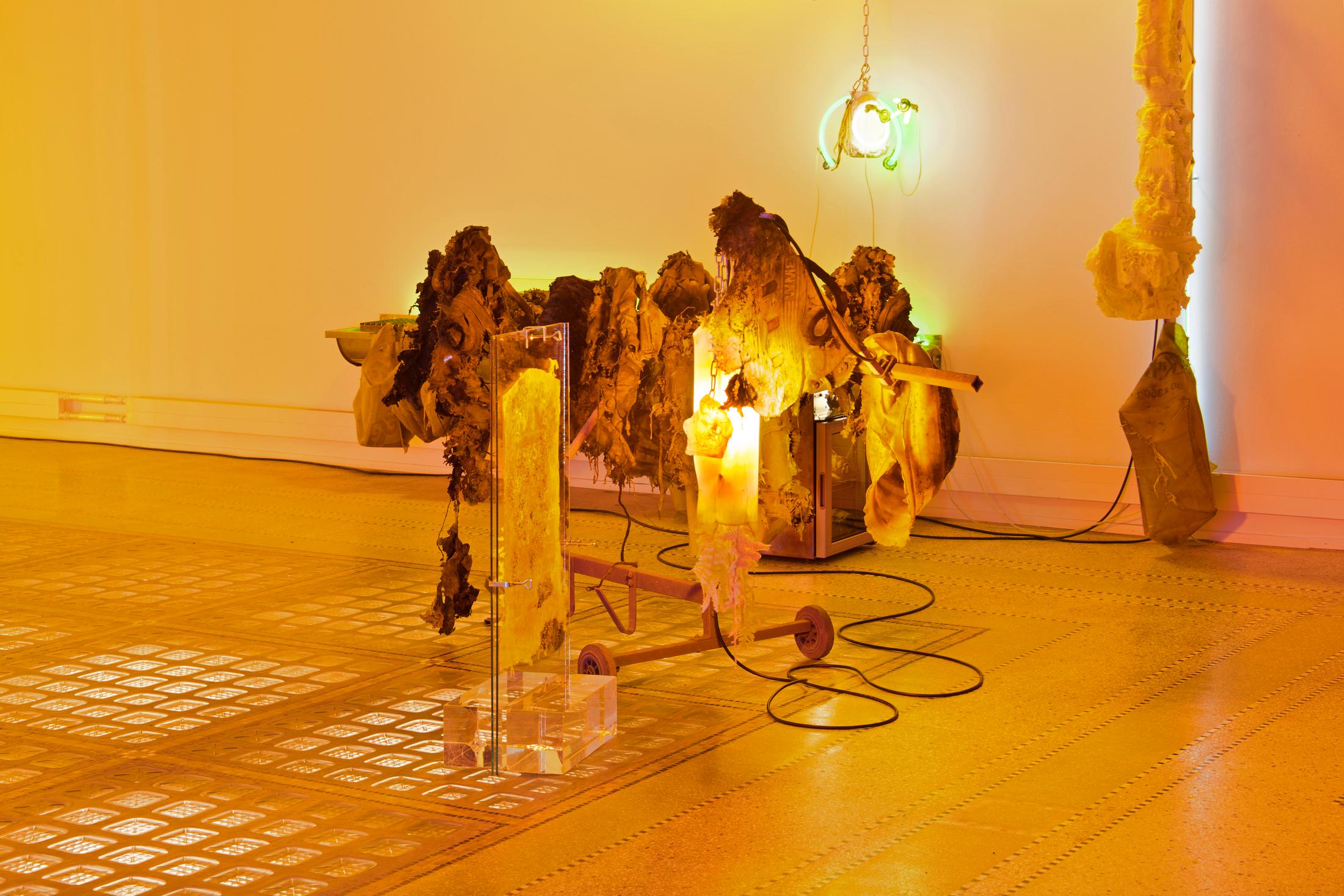 Exhibition View Chloé Delarue Soloshow «TAFAA - ACID RAVE» at MBAC, La Chaux-de-Fonds, 2019 / Photo: Florimond Dupont / Courtesy: the artist and MBAC