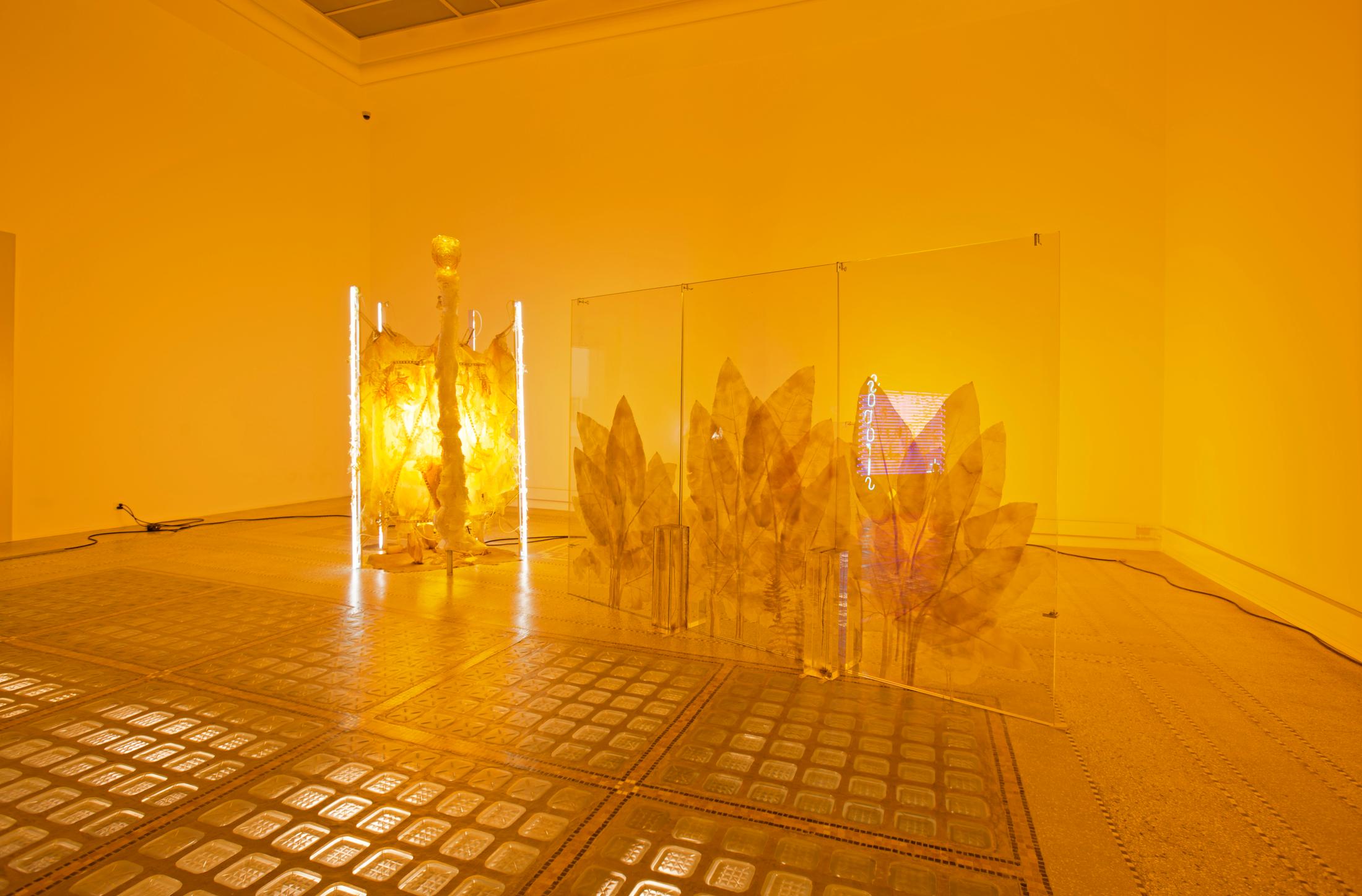 Exhibition View Chloé Delarue Soloshow «TAFAA - ACID RAVE» at MBAC, La Chaux-de-Fonds, 2019 / Photo: Florimond Dupont / Courtesy: the artist and MBAC