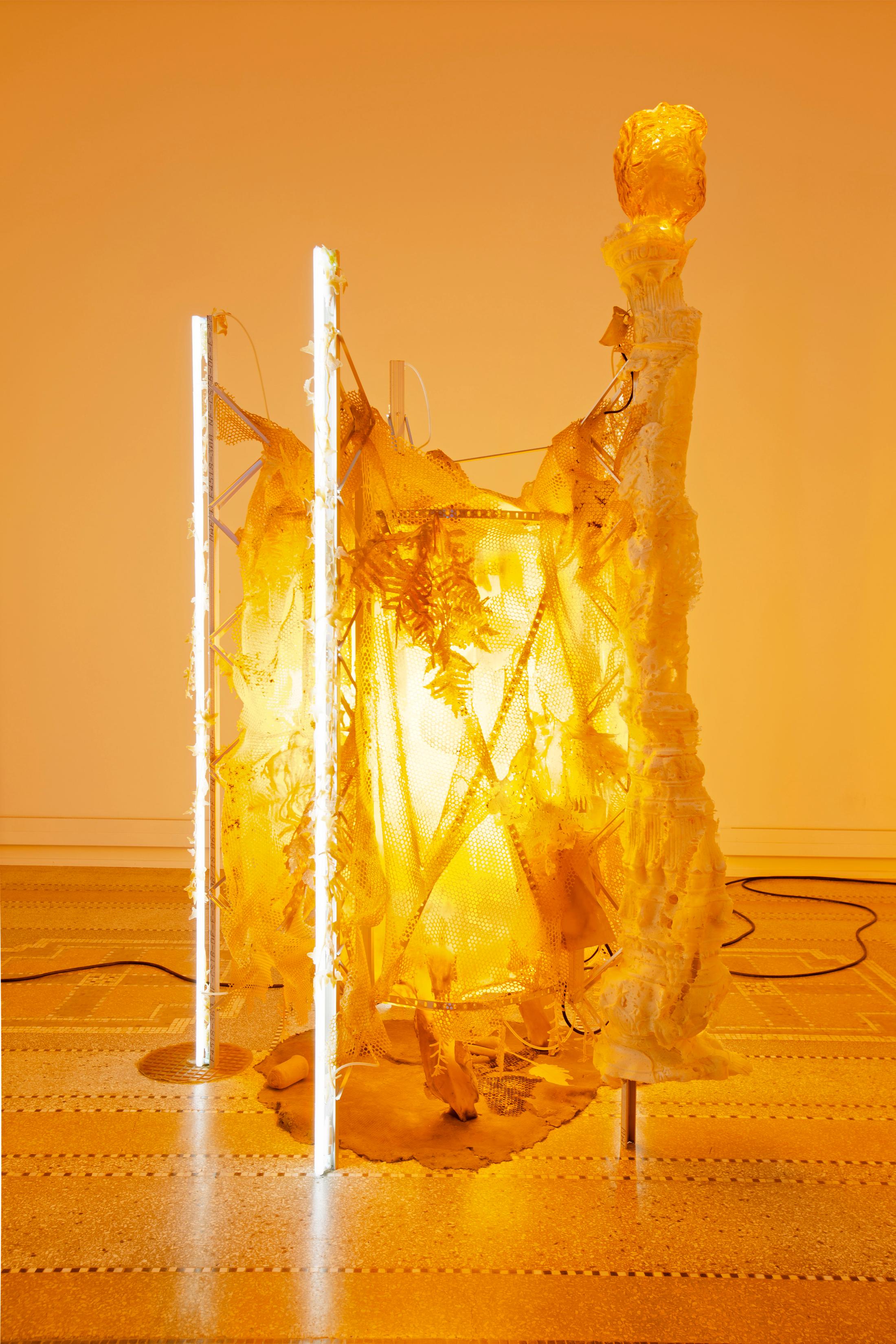 Exhibition View Chloé Delarue Soloshow «TAFAA - ACID RAVE» at MBAC, La Chaux-de-Fonds, 2019 / Photo: Florimond Dupont / Courtesy: the artist and MBAC