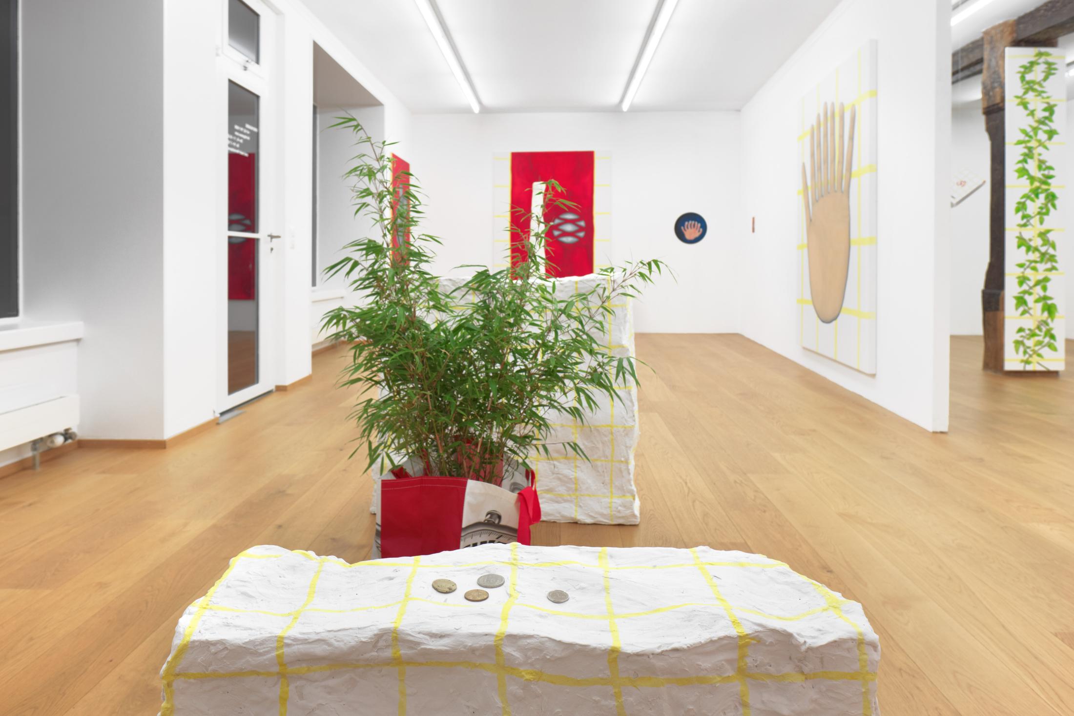 Exhibition View Christian Rothmaler Soloshow «Mountain View on Neom Om» at Kirchgasse, Steckborn, 2018