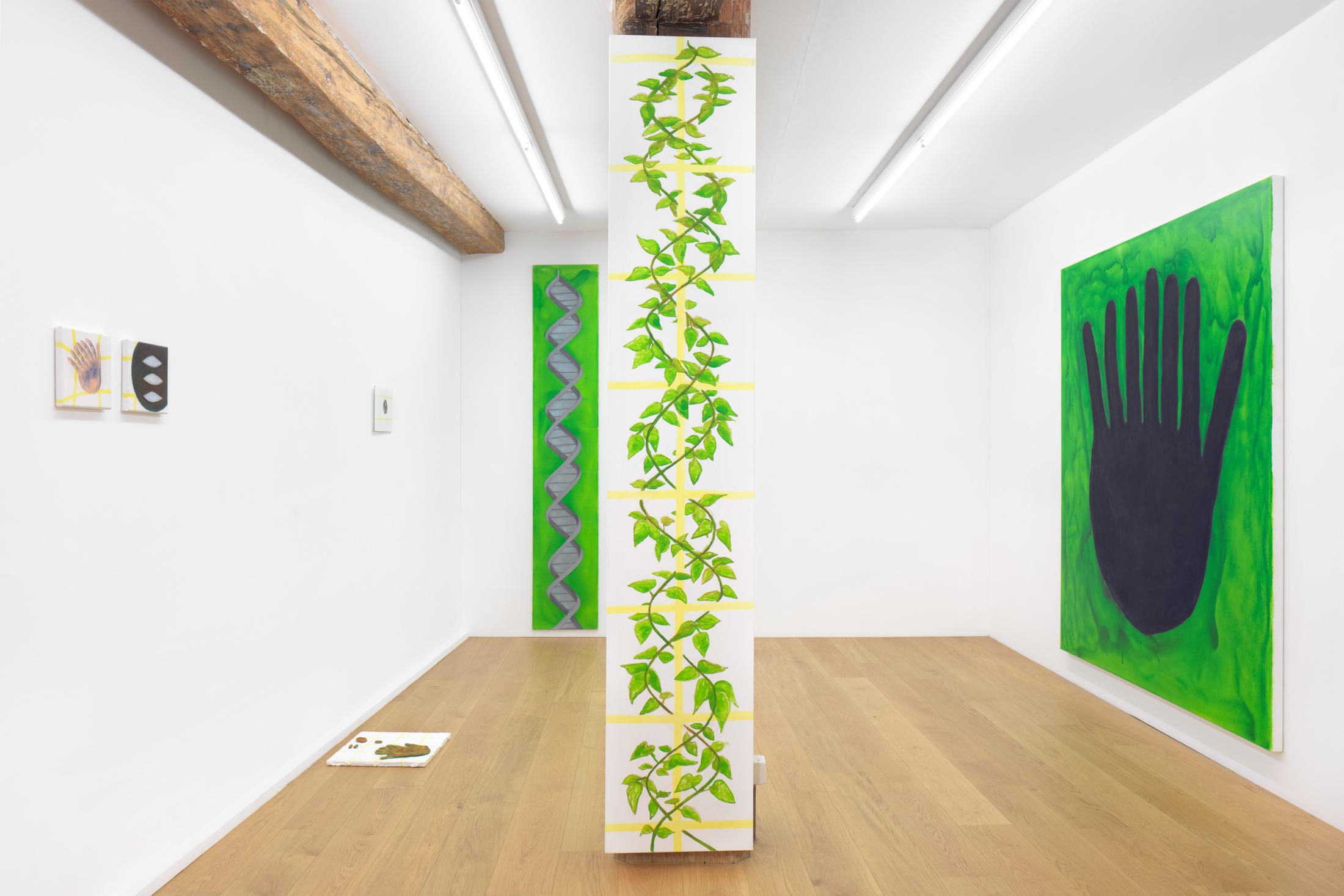 Exhibition View Christian Rothmaler Soloshow «Mountain View on Neom Om» at Kirchgasse, Steckborn, 2018