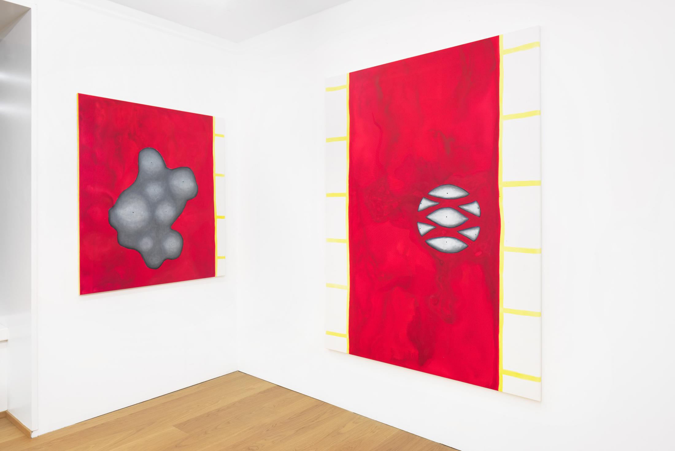 Exhibition View Christian Rothmaler Soloshow «Mountain View on Neom Om» at Kirchgasse, Steckborn, 2018